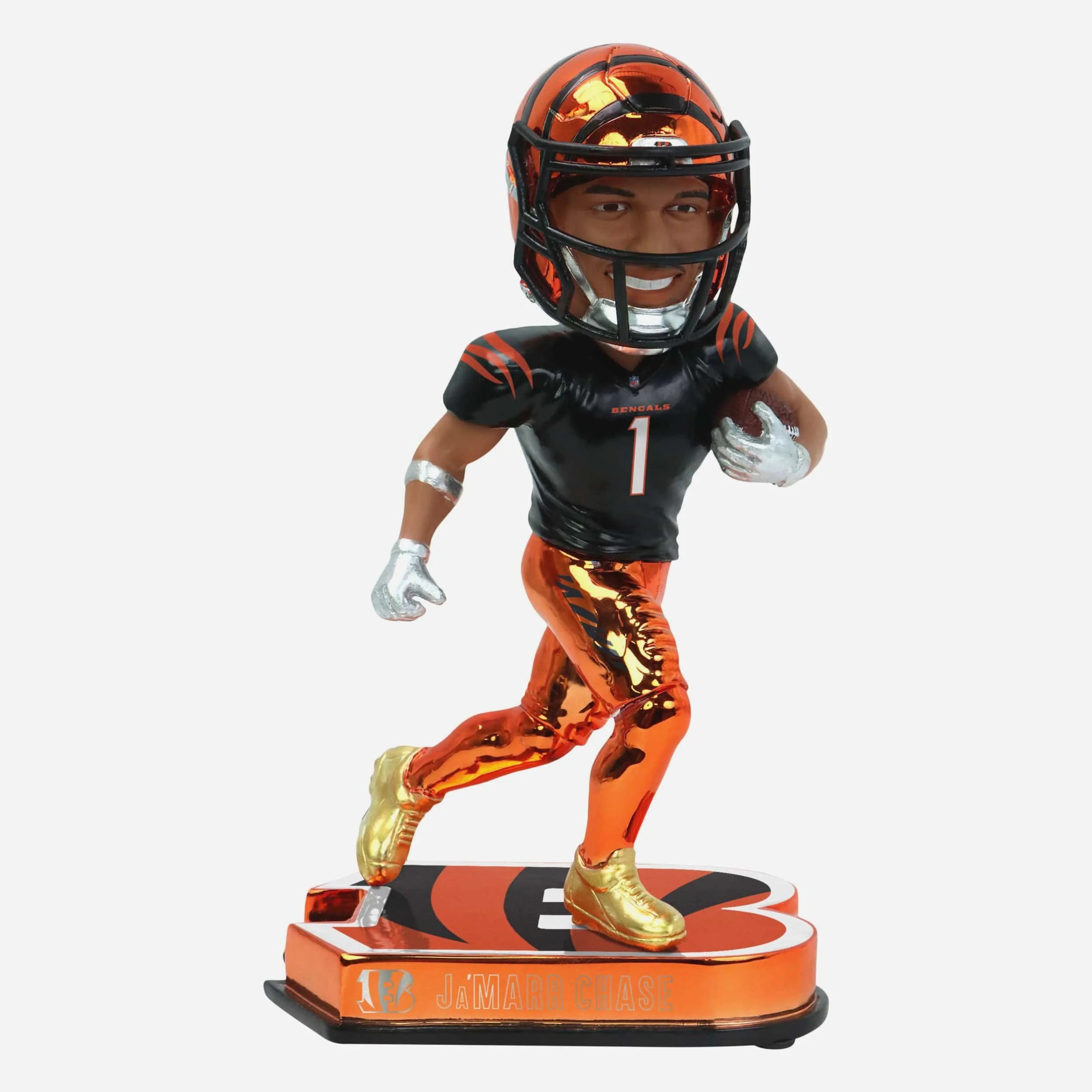 Ja'Marr Chase Cincinnati Bengals Electroplated Edition Bobblehead