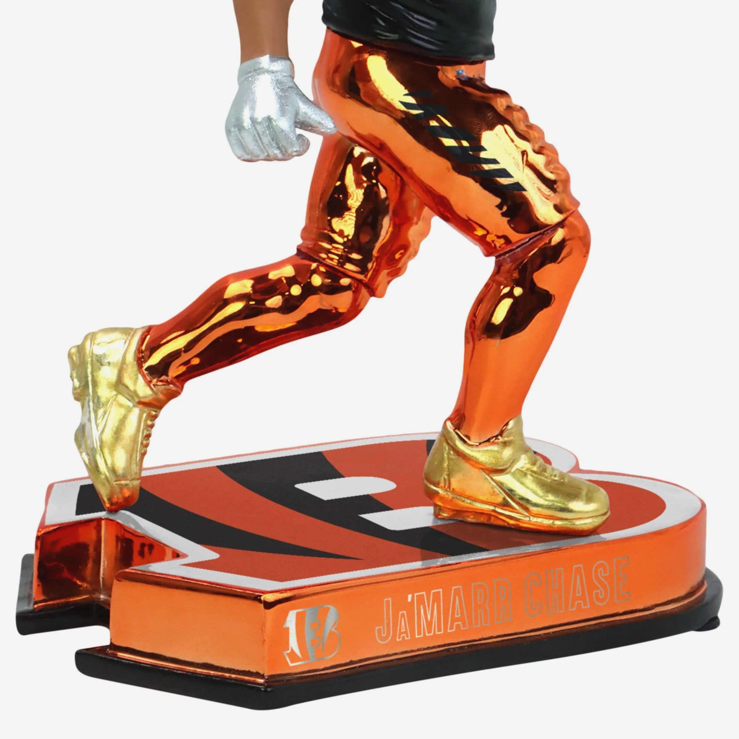 Ja'Marr Chase Cincinnati Bengals Electroplated Edition Bobblehead - Image 3