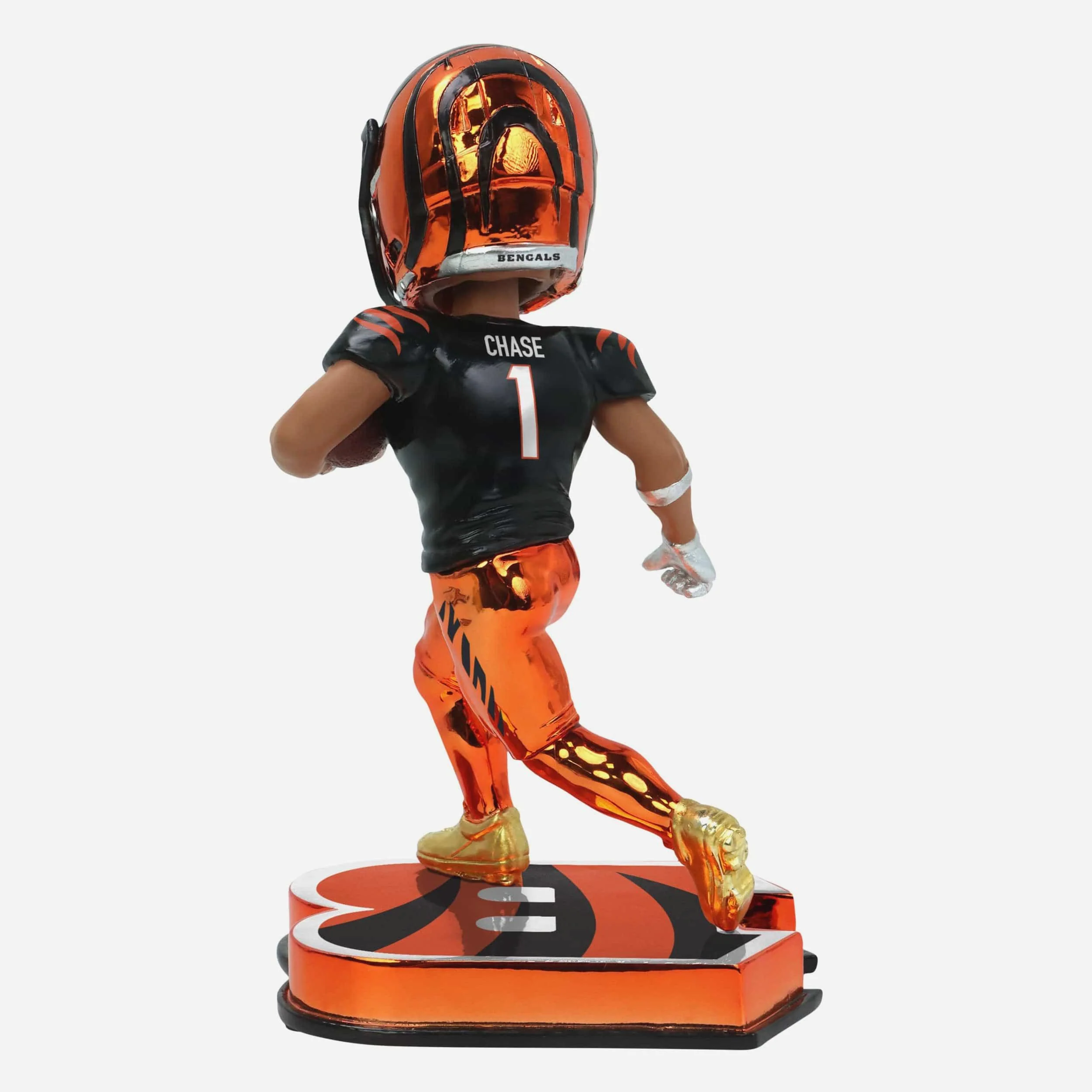 Ja'Marr Chase Cincinnati Bengals Electroplated Edition Bobblehead - Image 5