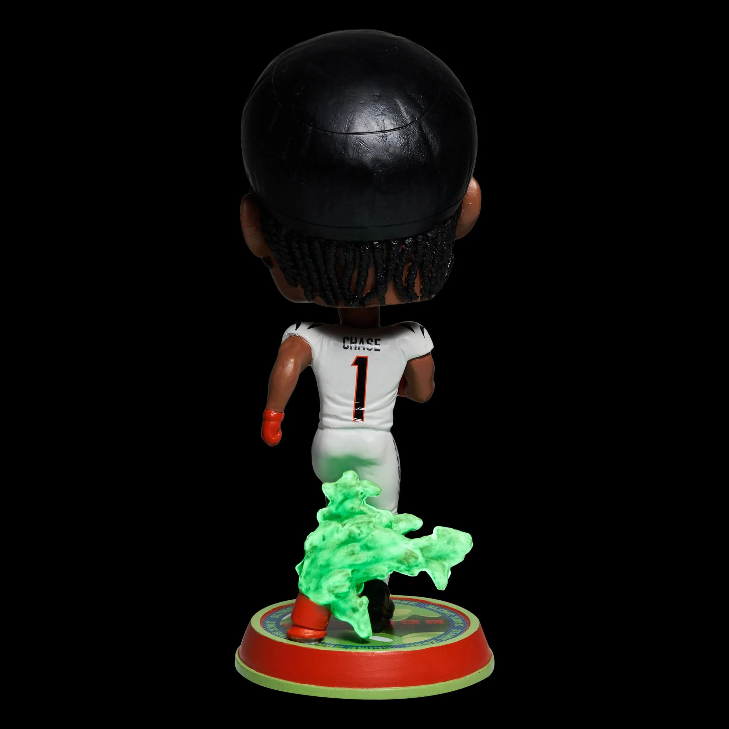 Ja'Marr Chase Cincinnati Bengals Nickelodeon Glow In The Dark Bighead Bobblehead - Image 6