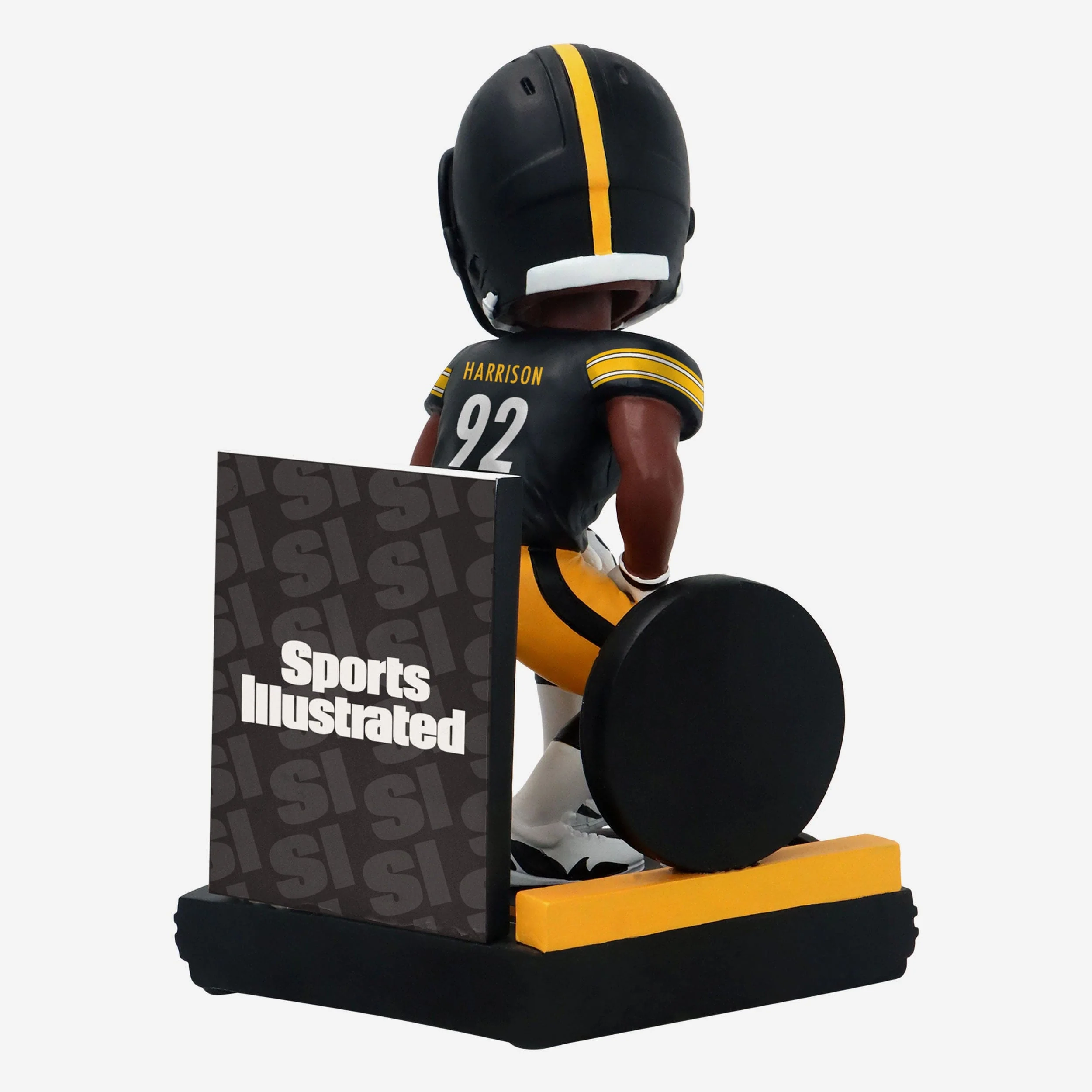 James Harrison Pittsburgh Steelers Men of Steel Sports Illustrated Cover Bobblehead - Image 6