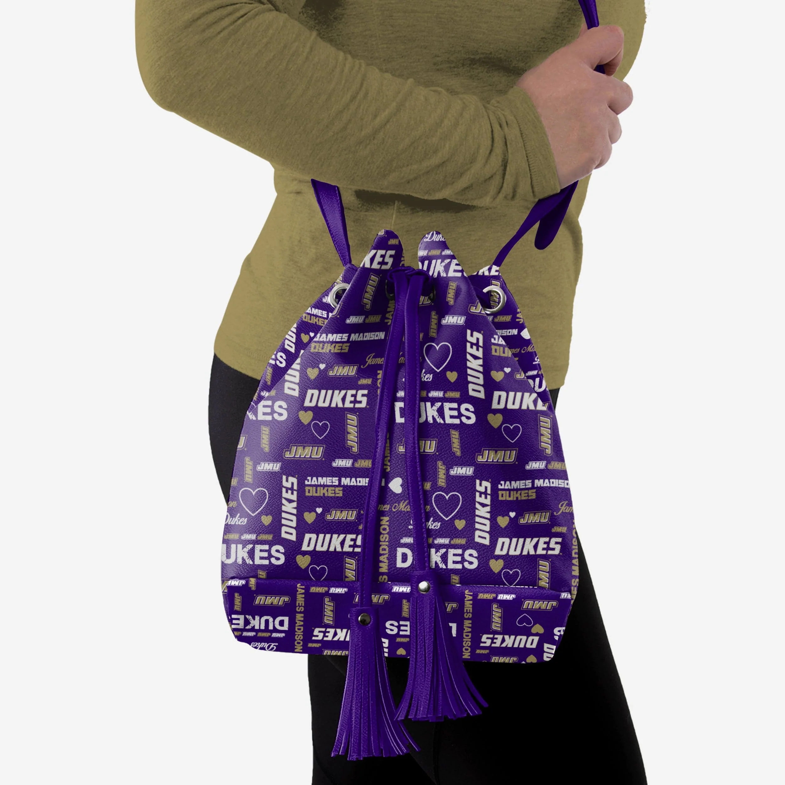 James Madison Dukes Logo Love Cinch Purse - Image 2