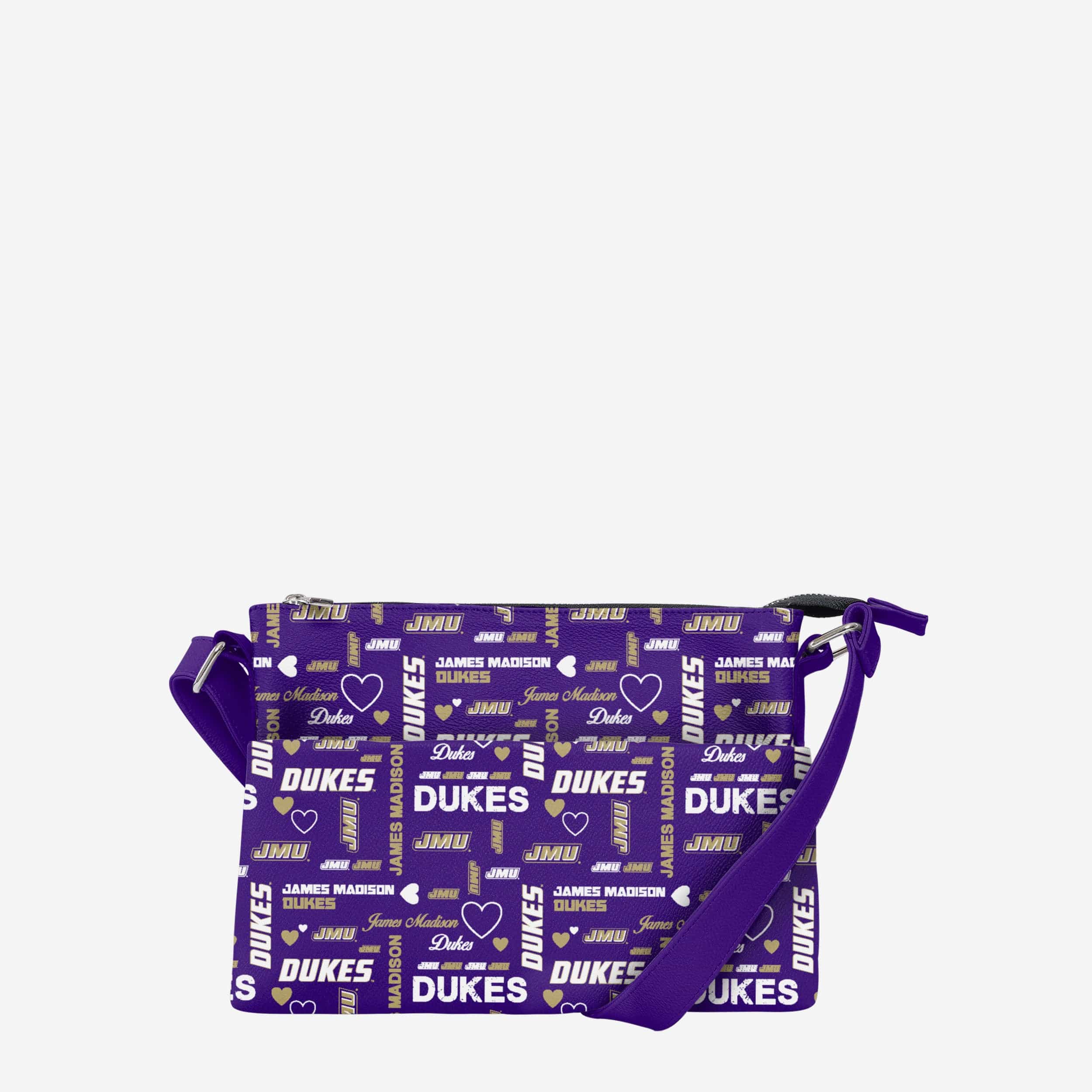 James Madison Dukes Logo Love Crossbody Purse
