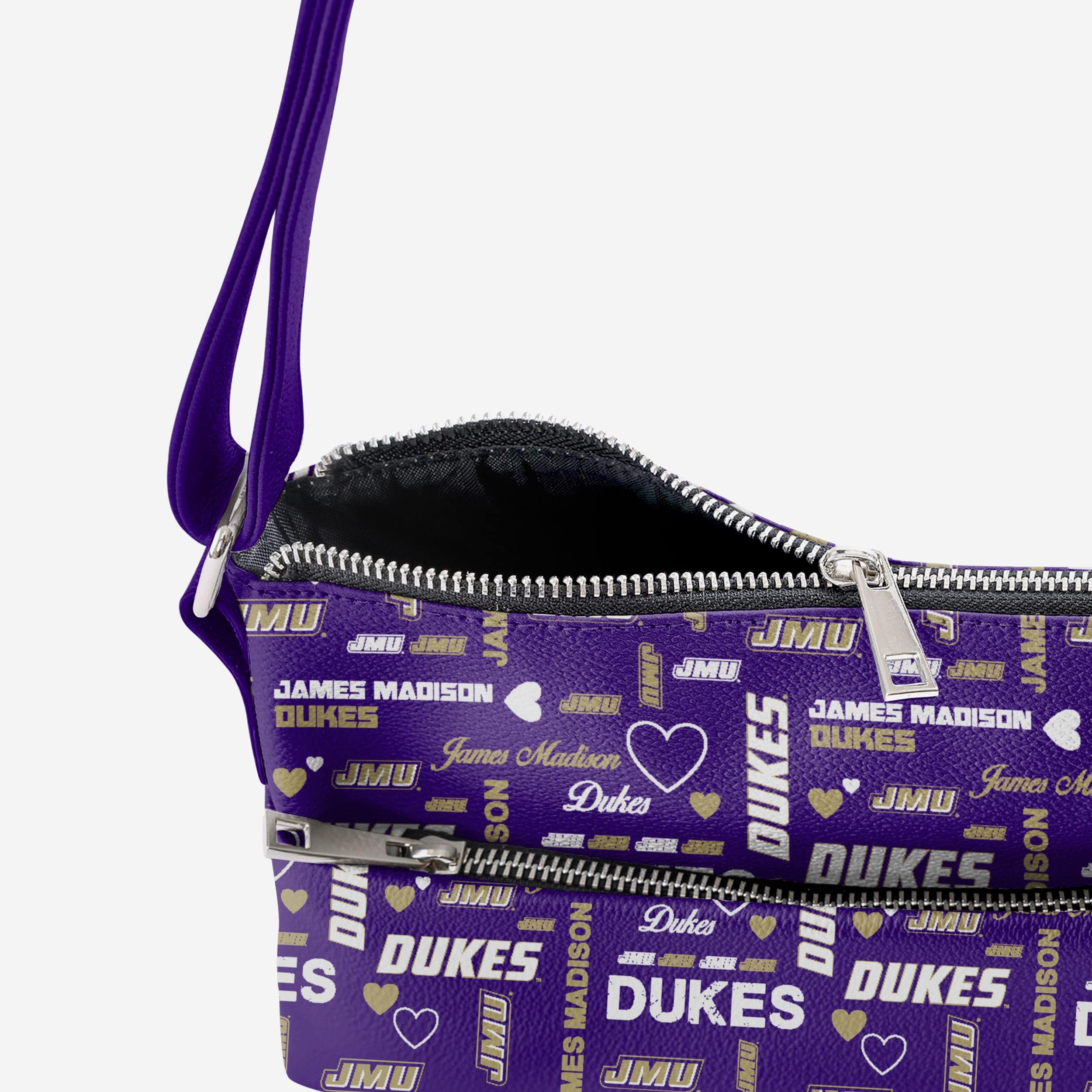 James Madison Dukes Logo Love Crossbody Purse - Image 4