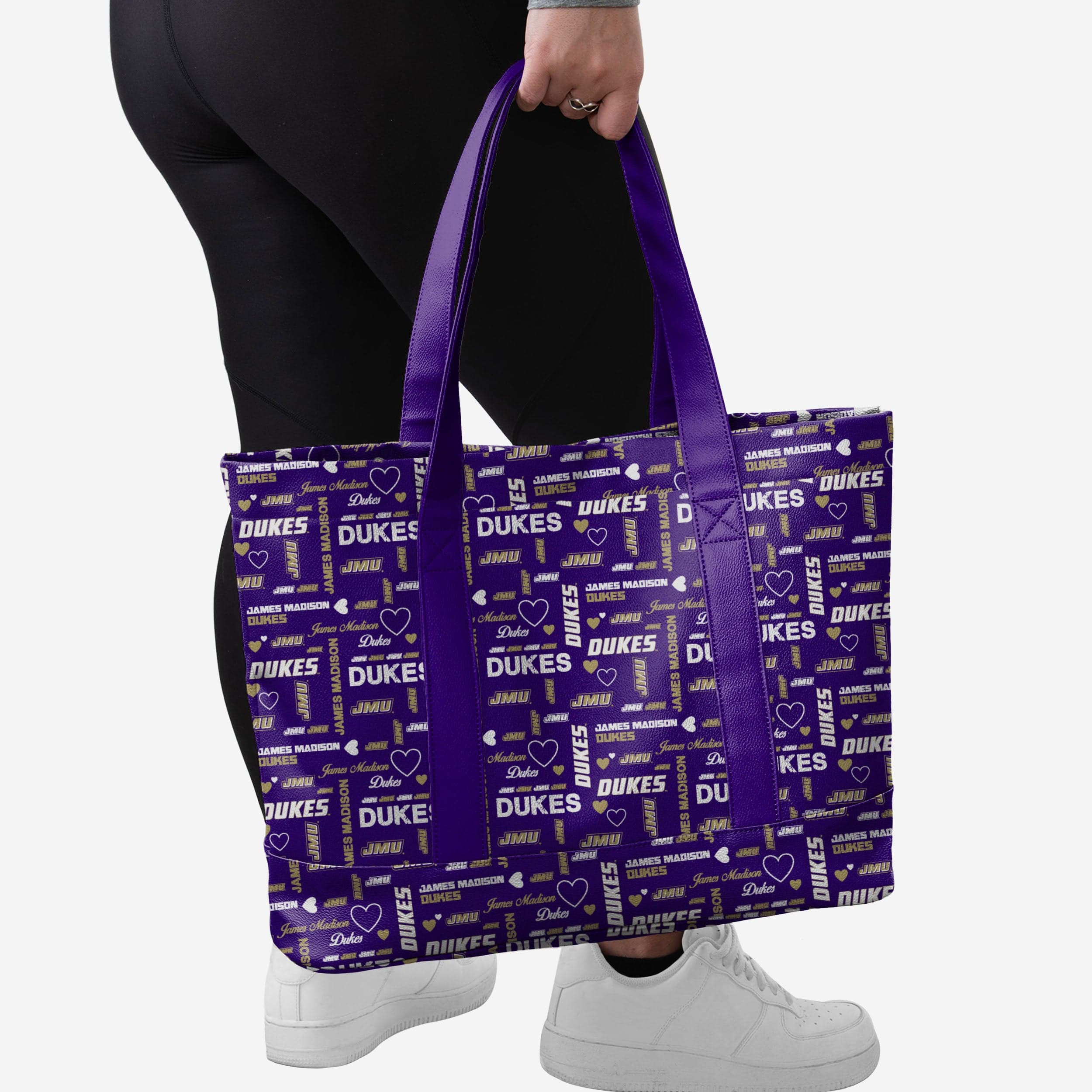 James Madison Dukes Logo Love Tote Bag - Image 2