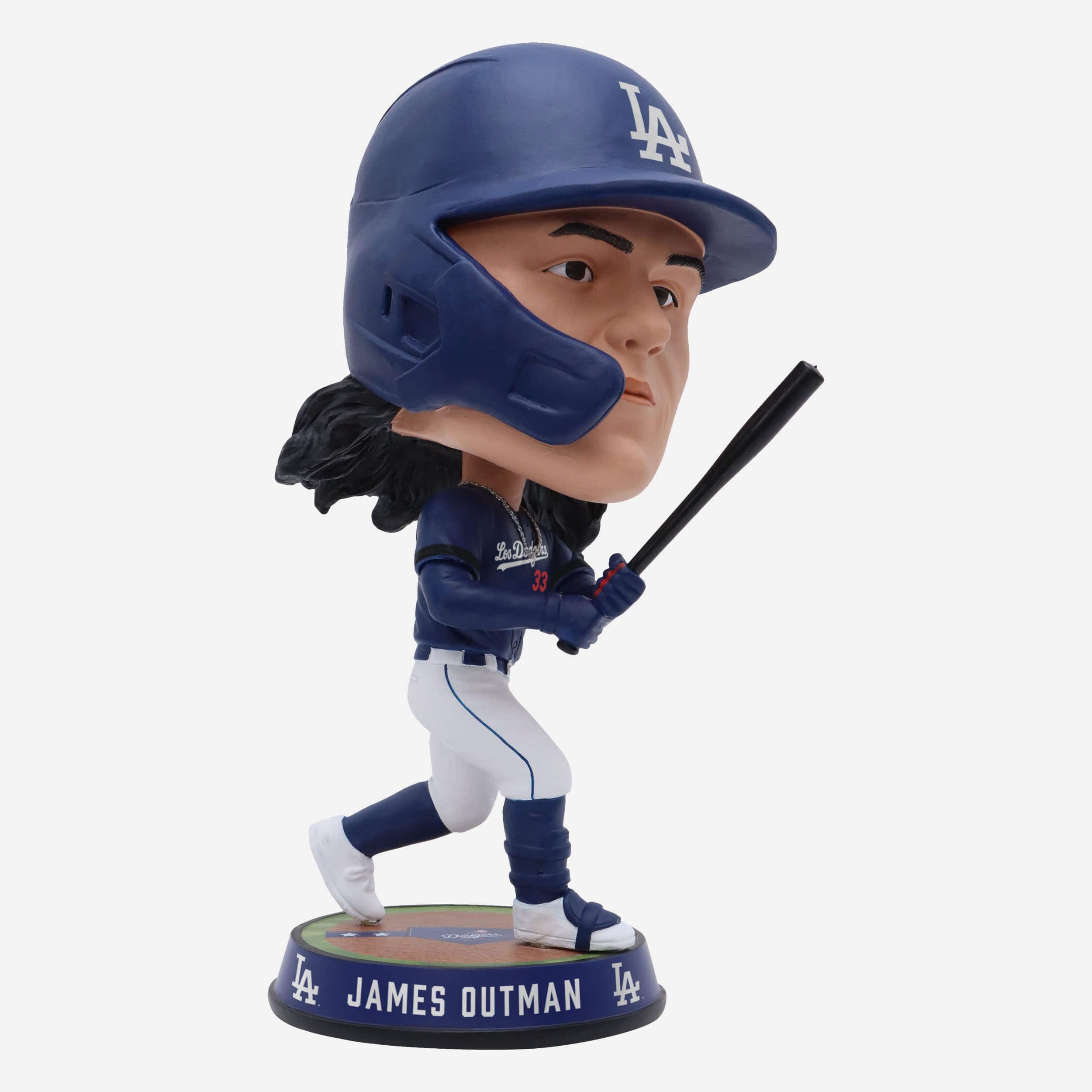 James Outman Los Angeles Dodgers 2023 City Connect Field Stripe Bighead Bobblehead