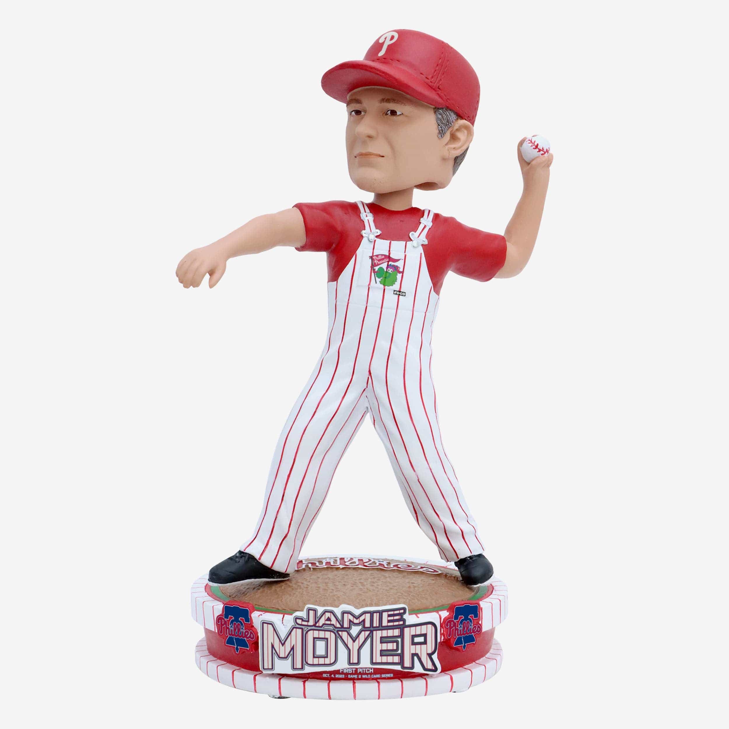 Jamie Moyer Philadelphia Phillies Bib Overalls First Pitch Bobblehead