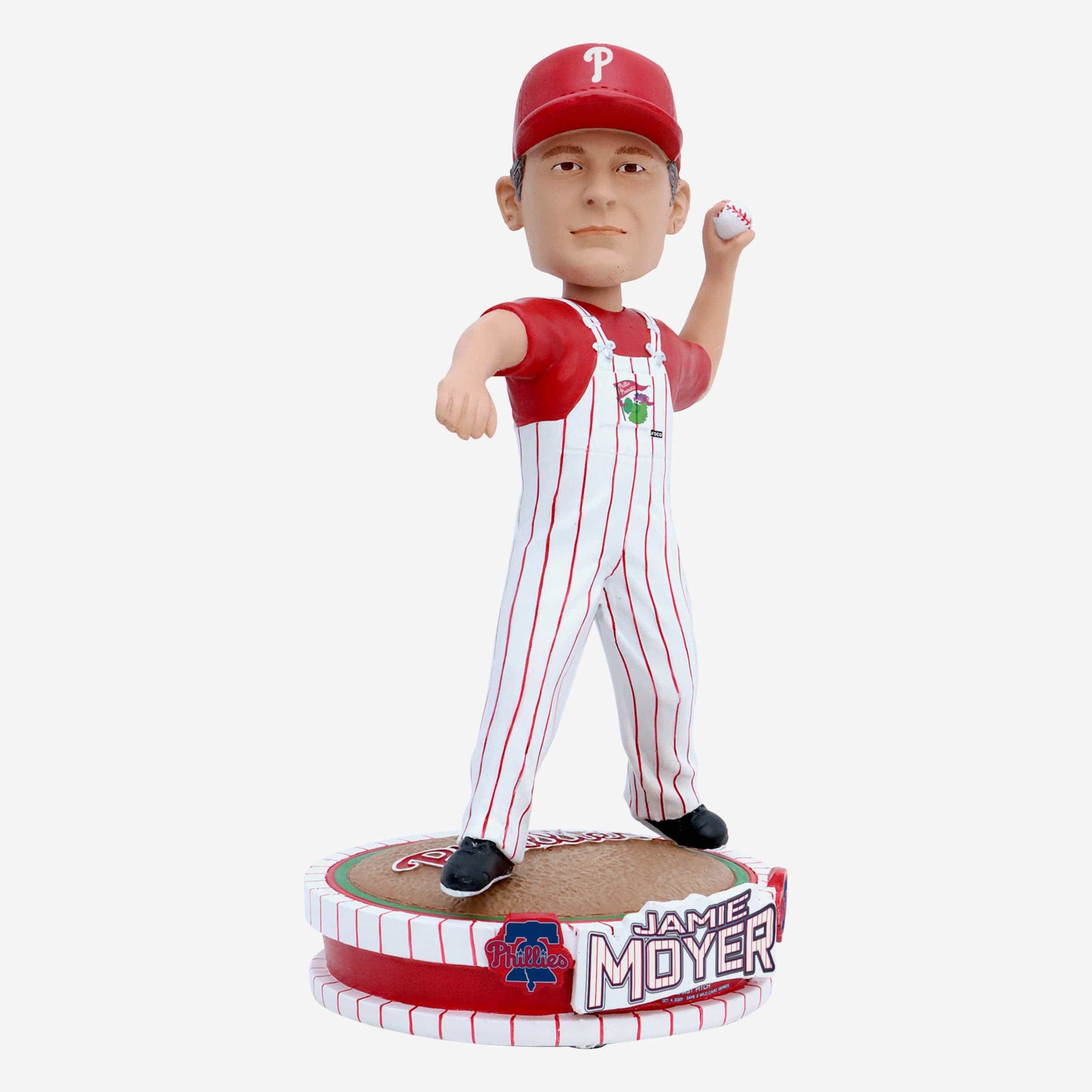 Jamie Moyer Philadelphia Phillies Bib Overalls First Pitch Bobblehead - Image 4