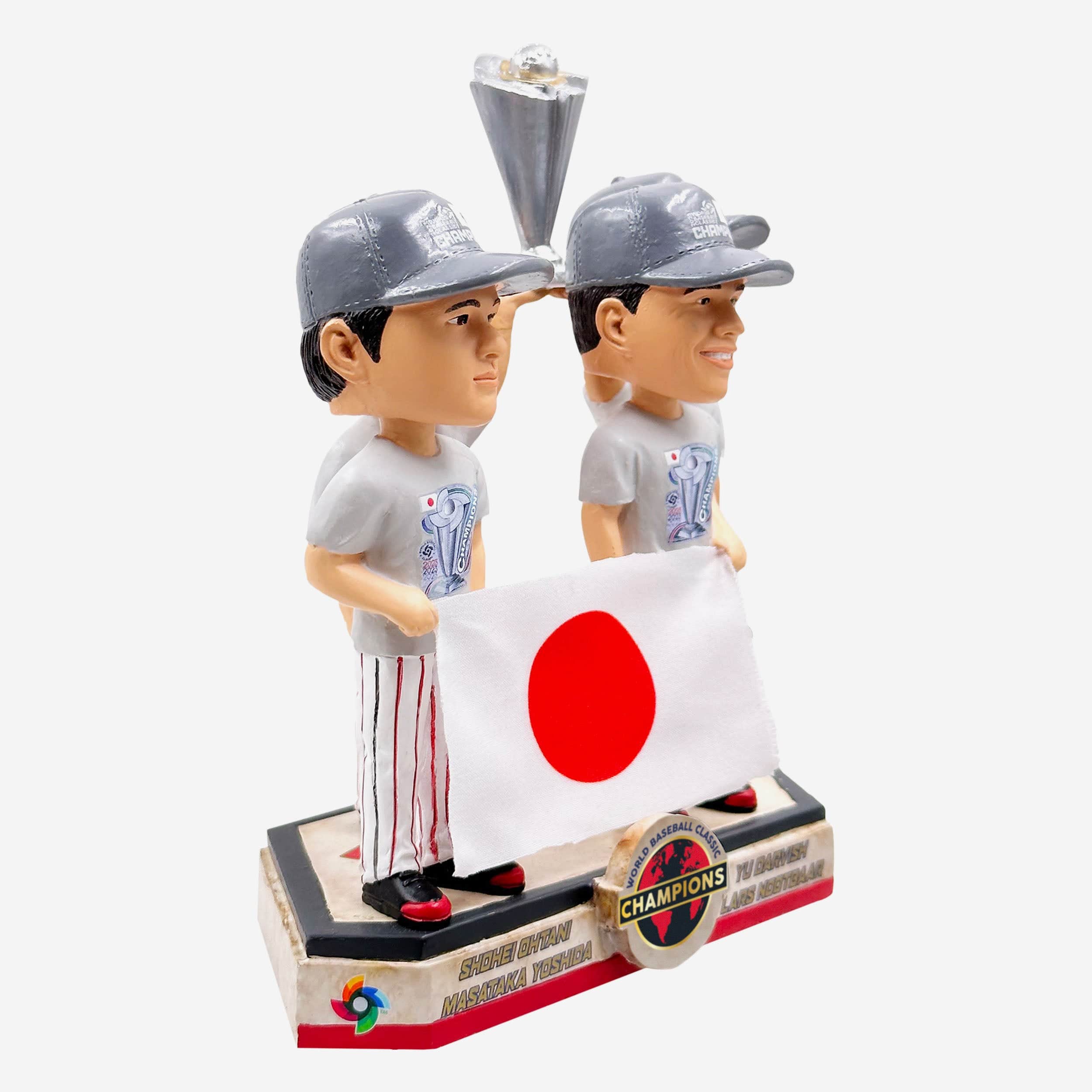 Japan 2023 World Baseball Classic Champions Cap & Tee Mini Bobblehead Scene - Image 4