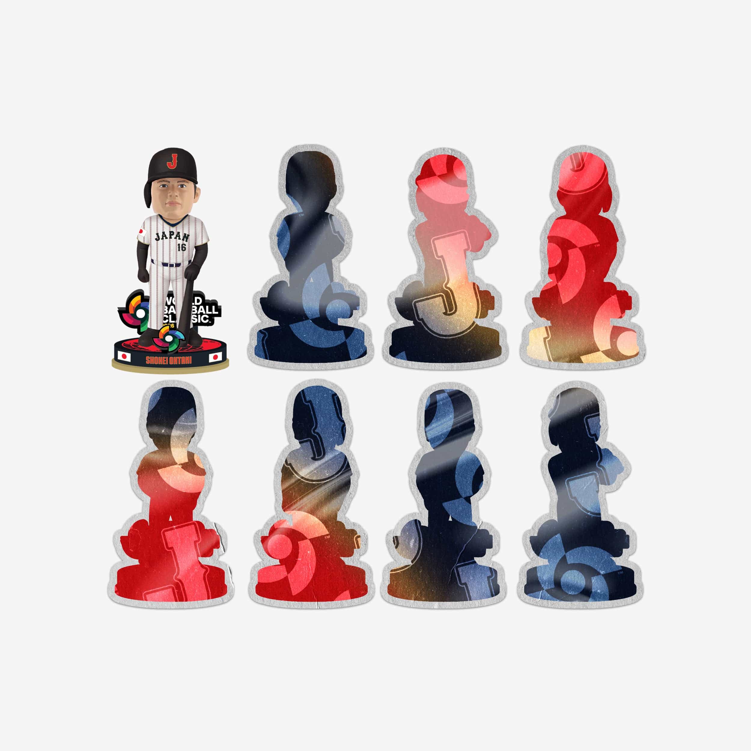 Japan 2026 World Baseball Classic Mini Bobblehead Boxed Set
