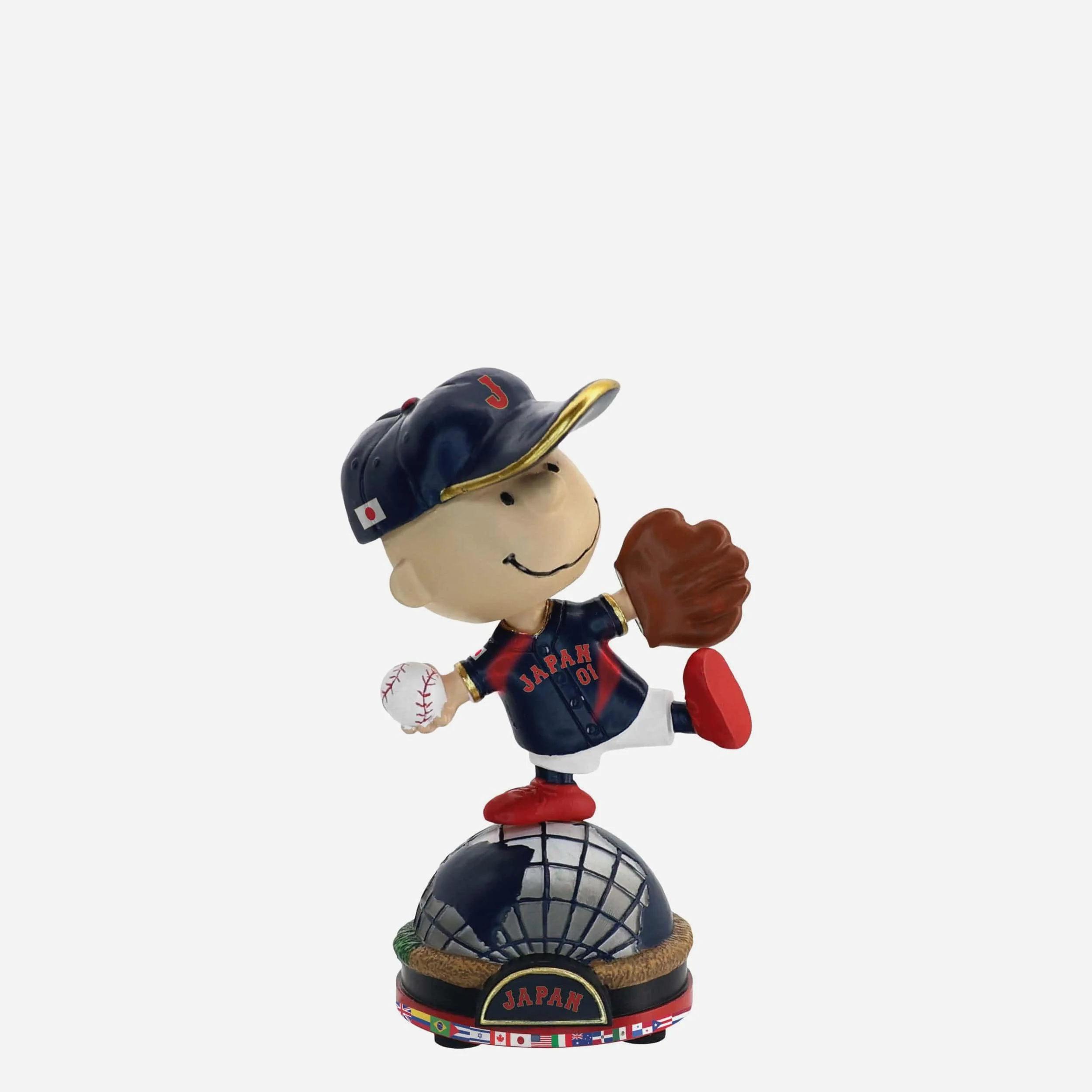 Japan Charlie Brown Peanuts 2026 World Baseball Classic Bobblehead