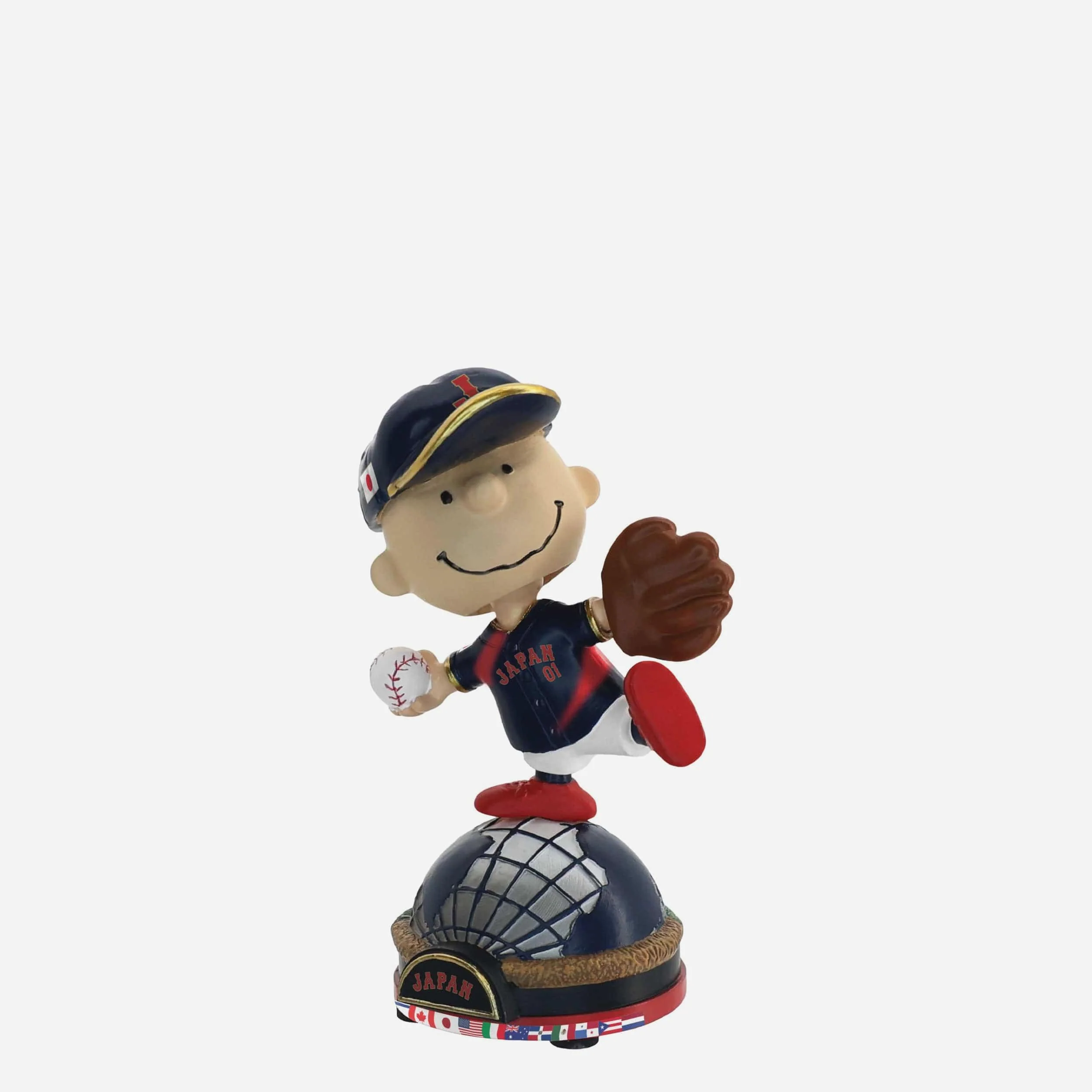 Japan Charlie Brown Peanuts 2026 World Baseball Classic Bobblehead - Image 4