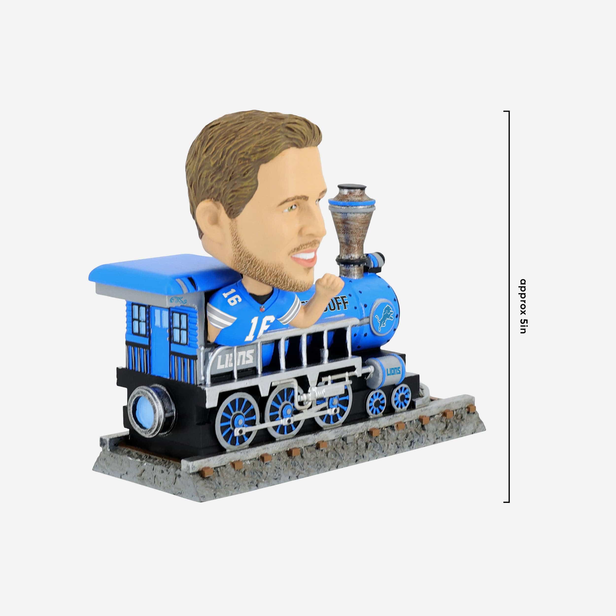Jared Goff Detroit Lions Express Train Bobblehead - Image 4