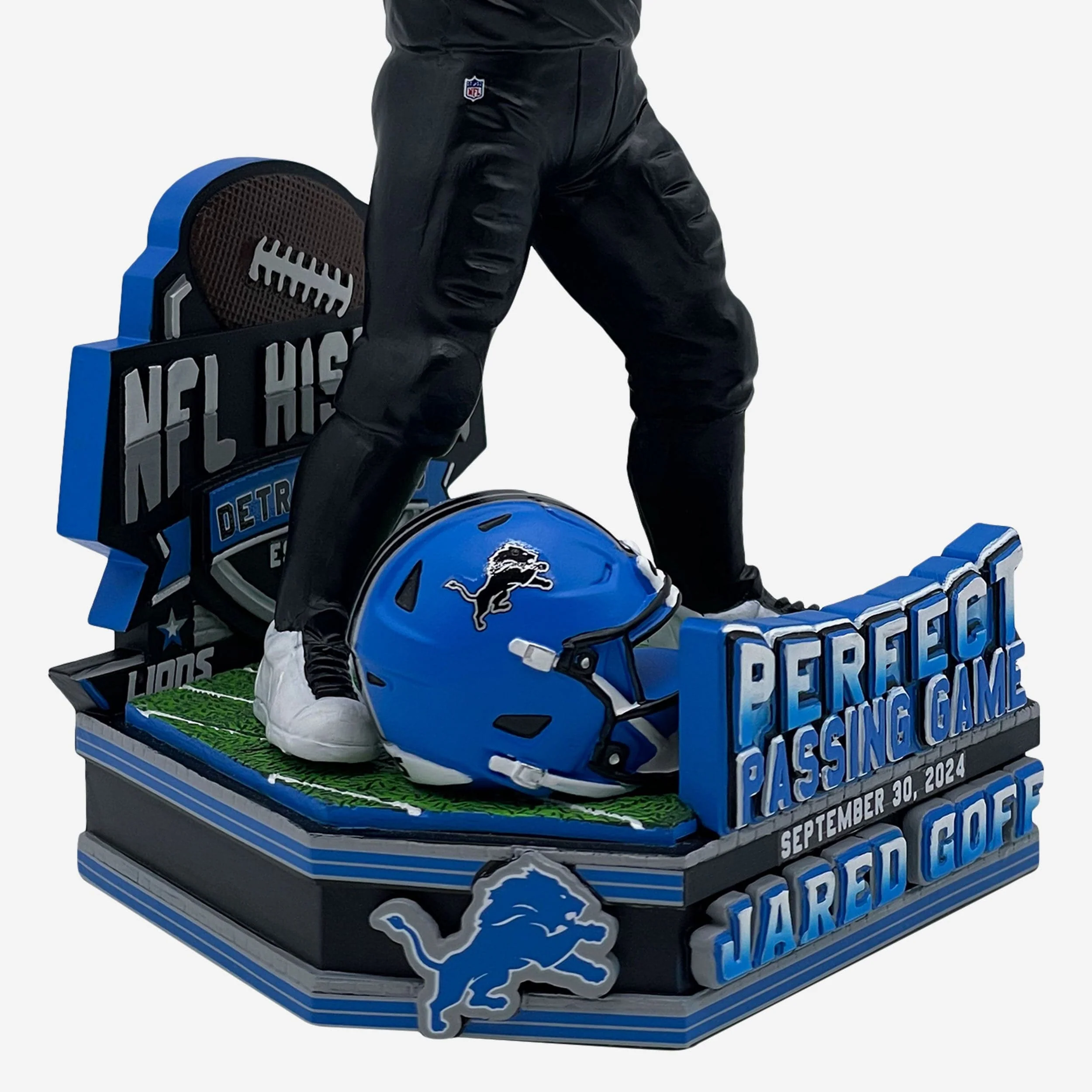 Jared Goff Detroit Lions Perfect Passing Game Bobblehead - Image 3