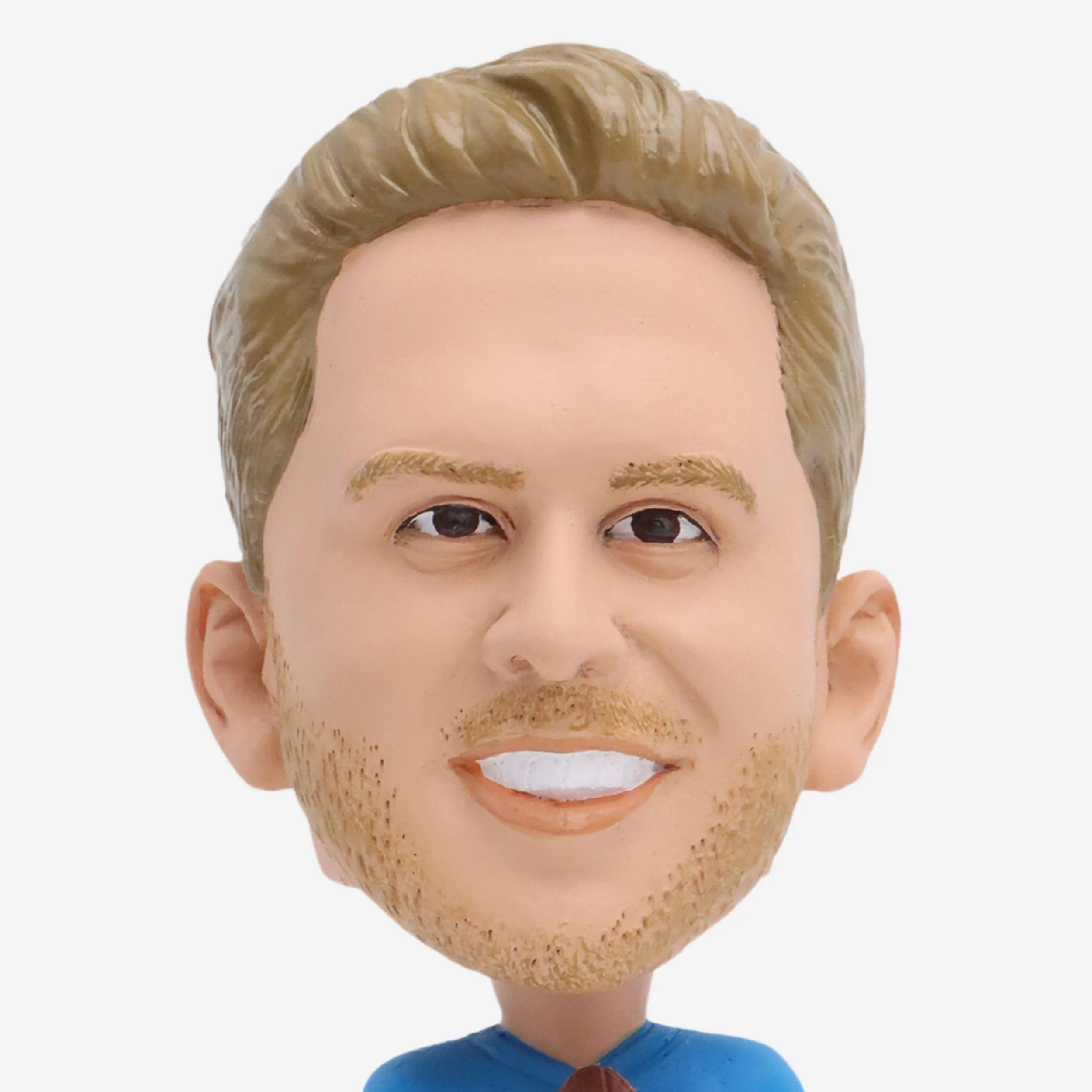 Jared Goff Detroit Lions Retro Uniform Field Stripe Mini Bighead Bobblehead - Image 2