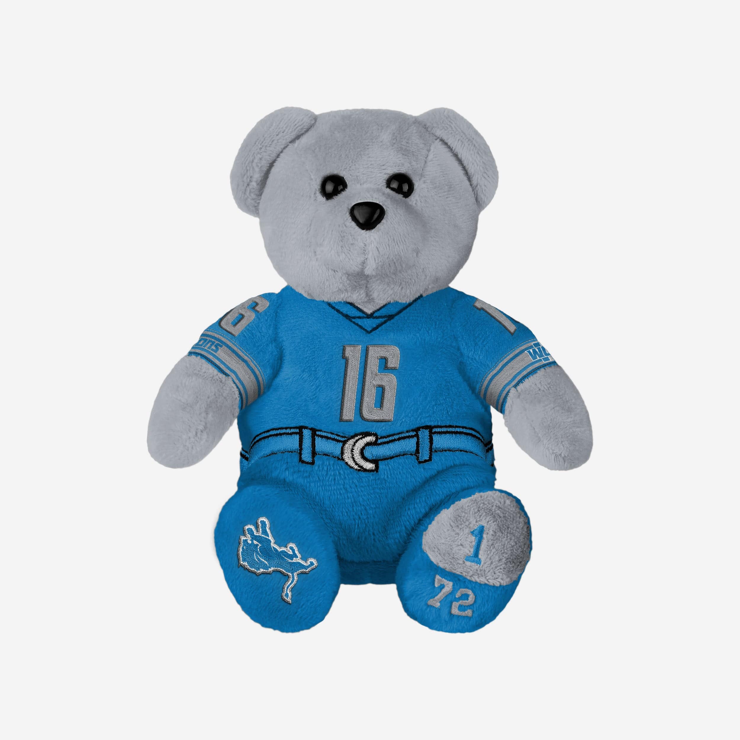 Jared Goff Detroit Lions Team Beans Embroidered Player Bear - Image 4