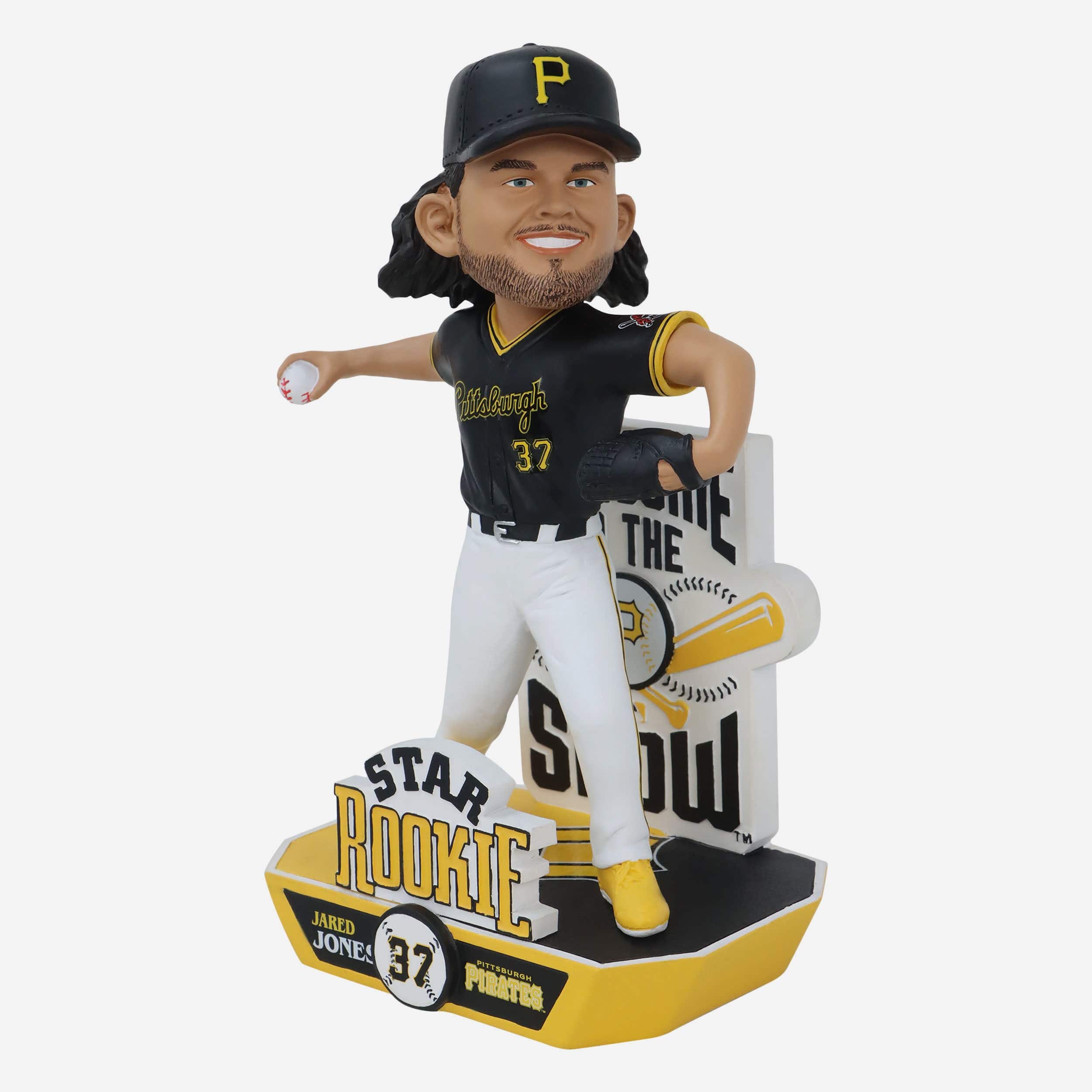 Jared Jones Pittsburgh Pirates Star Rookie Bobblehead - Image 4
