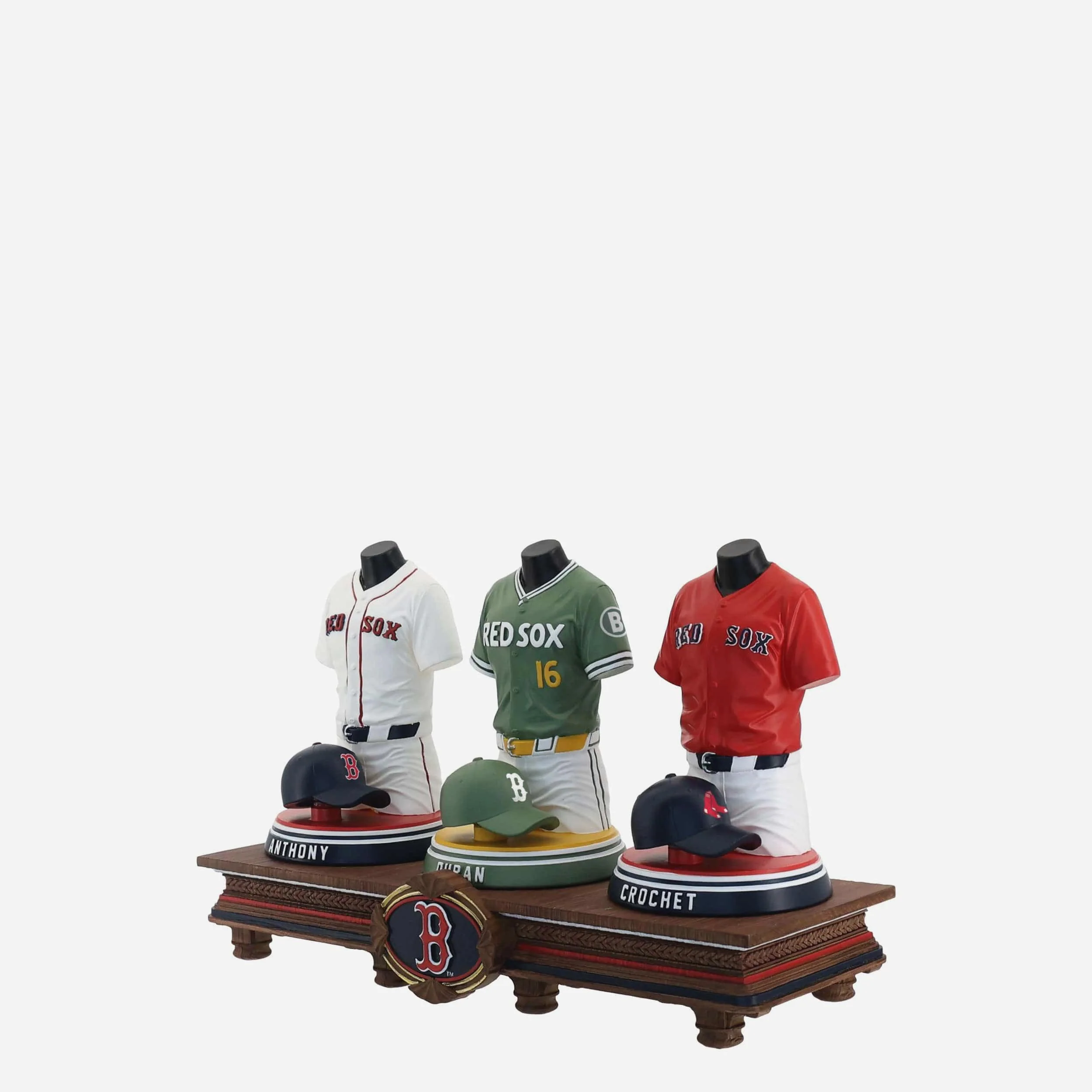 Jarren Duran & Garrett Crochet & Roman Anthony Boston Red Sox 2026 Jersey Bust Triple Bobblehead - Image 5