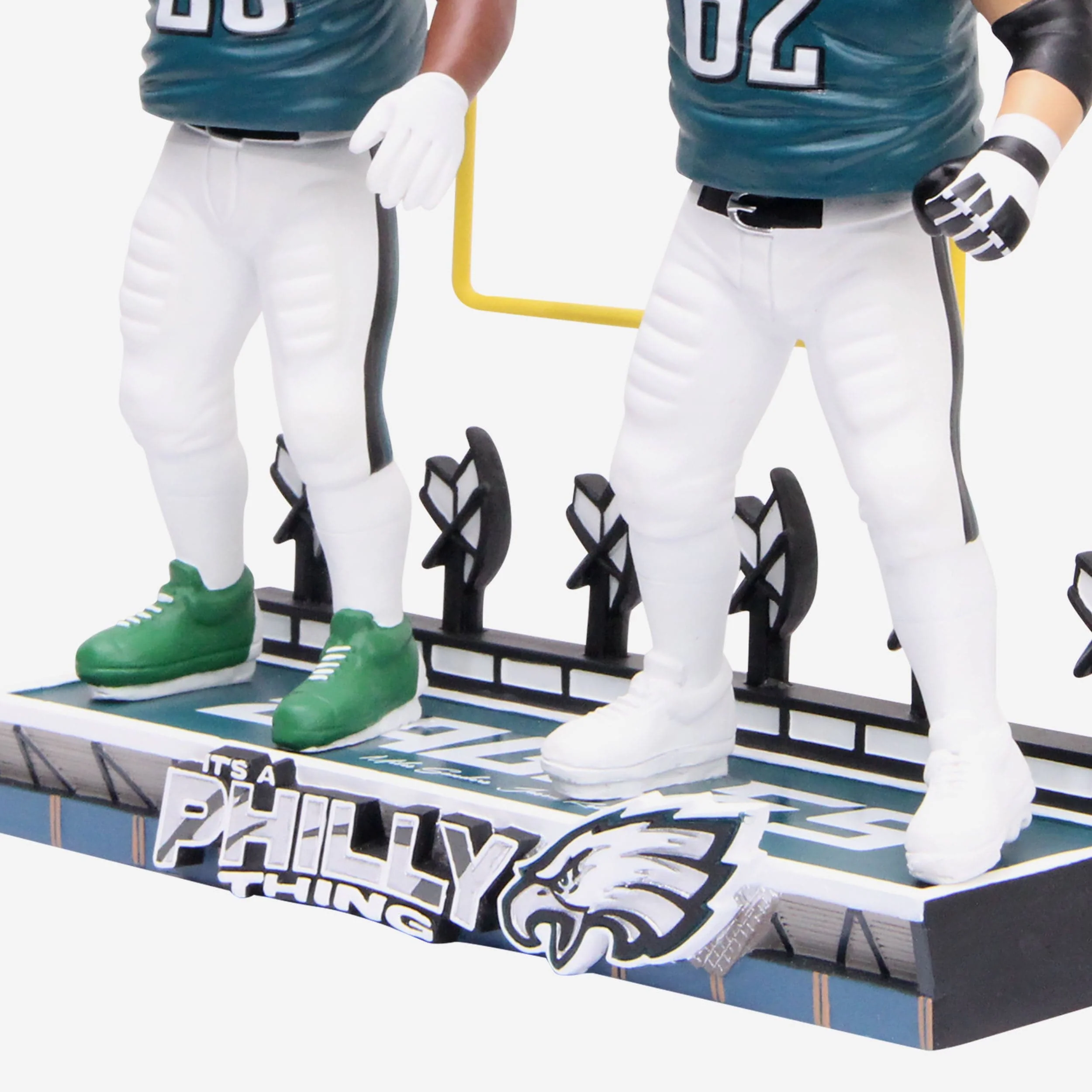 Jason Kelce & Miles Sanders Philadelphia Eagles Dancing Dual Bobblehead - Image 4