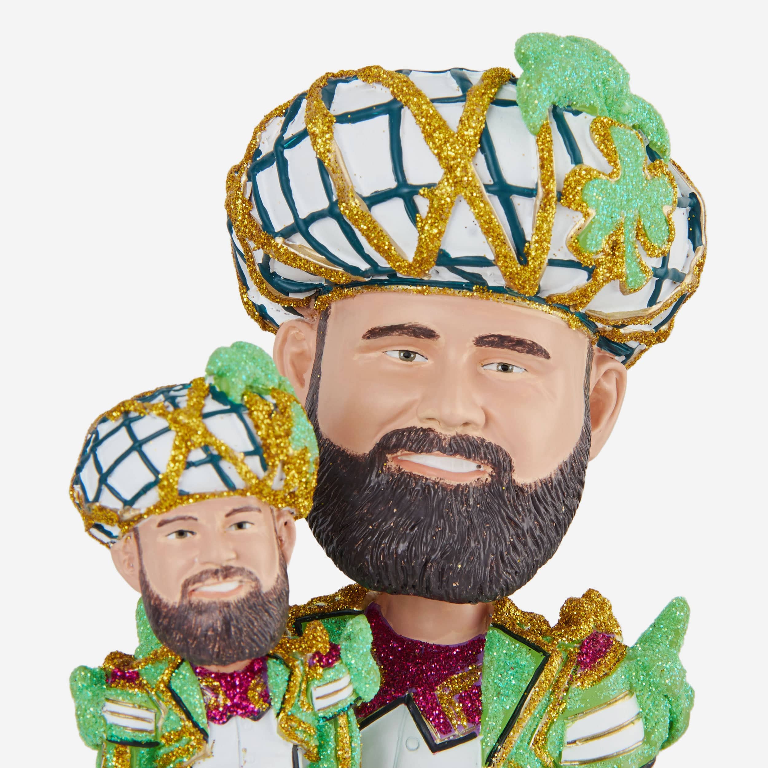 Jason Kelce Mummer Suit Bobble Dubblz Bobblehead - Image 2