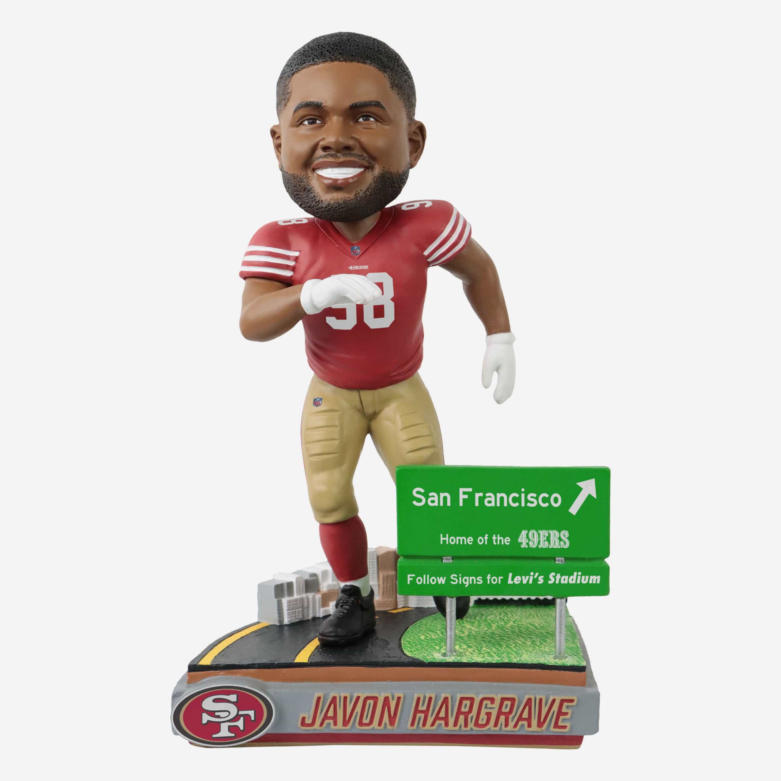 Javon Hargrave San Francisco 49ers Next Stop Bobblehead