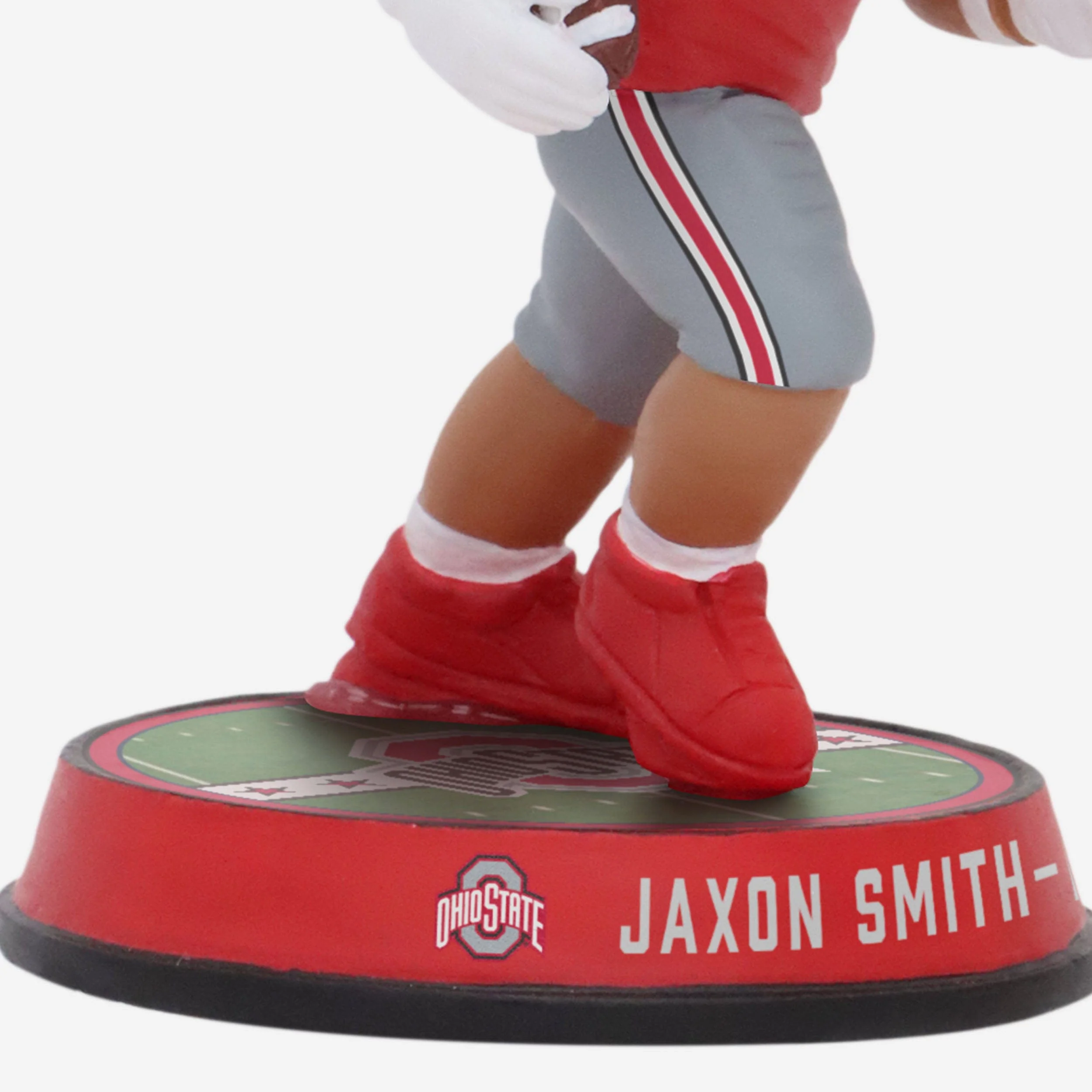 Jaxon Smith-Njigba Ohio State Buckeyes Field Stripe Mini Bighead Bobblehead - Image 3
