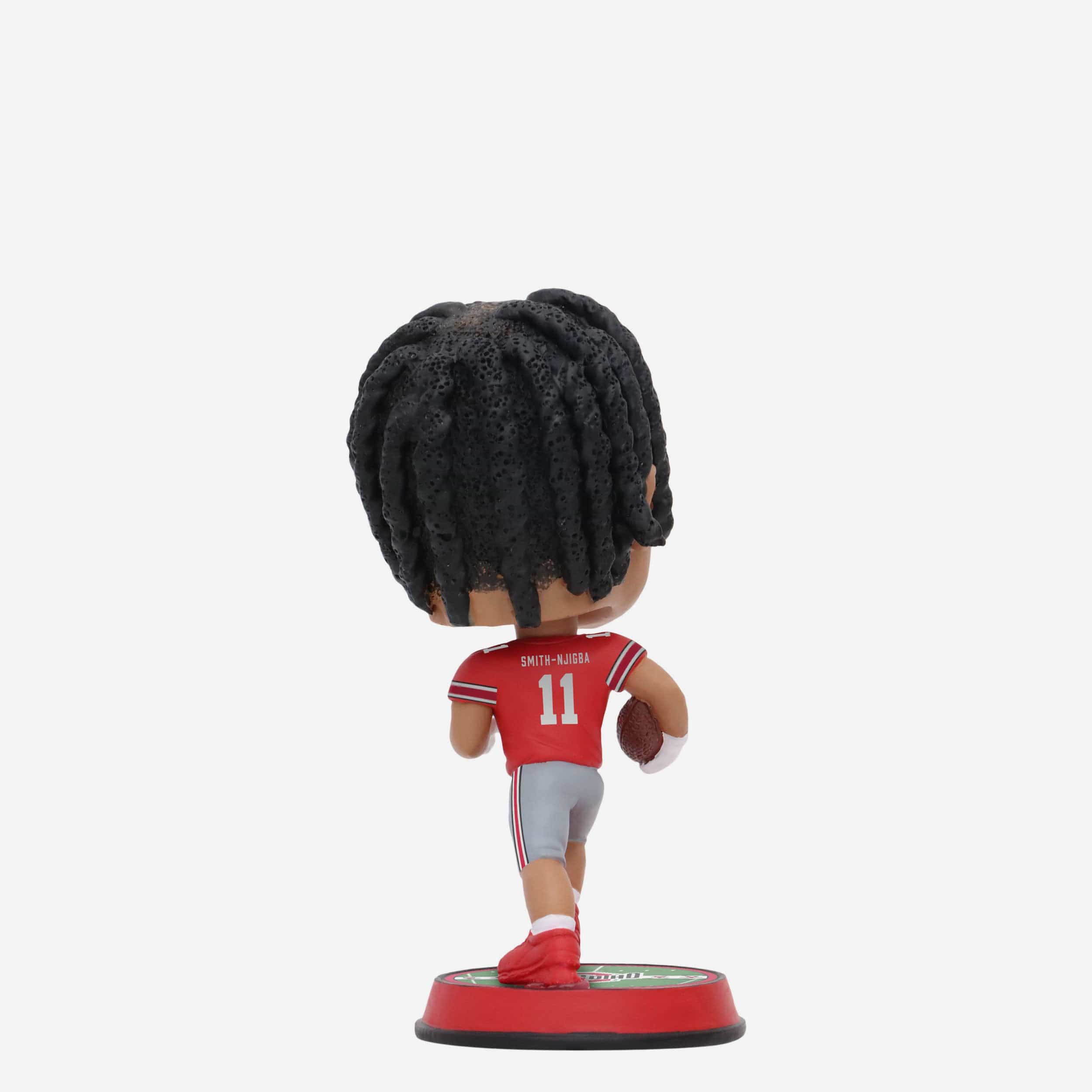 Jaxon Smith-Njigba Ohio State Buckeyes Field Stripe Mini Bighead Bobblehead - Image 5