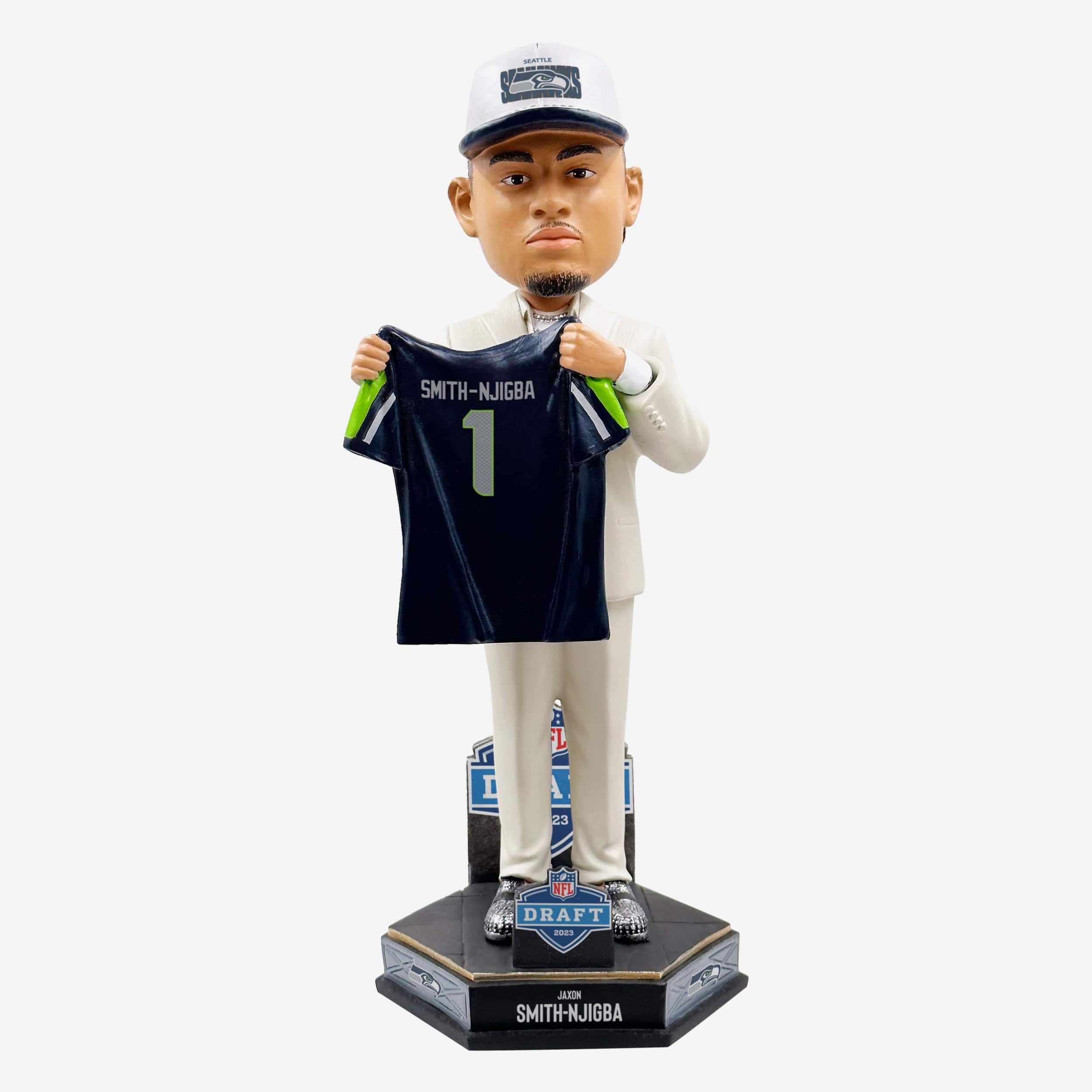Jaxon Smith-Njigba Seattle Seahawks 2023 Draft Pick Bobblehead