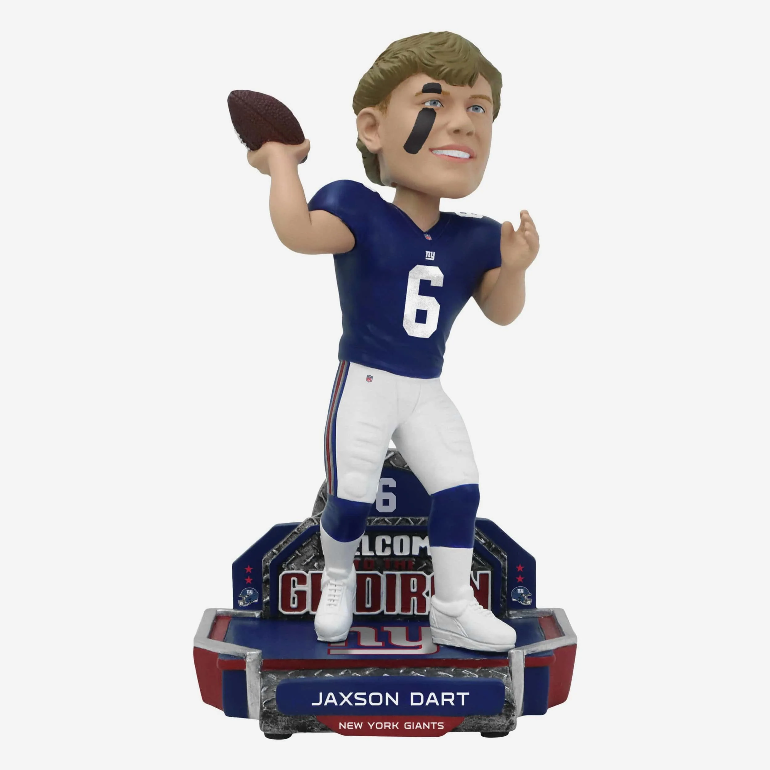 Jaxson Dart New York Giants 2025 Rookie Series Bobblehead