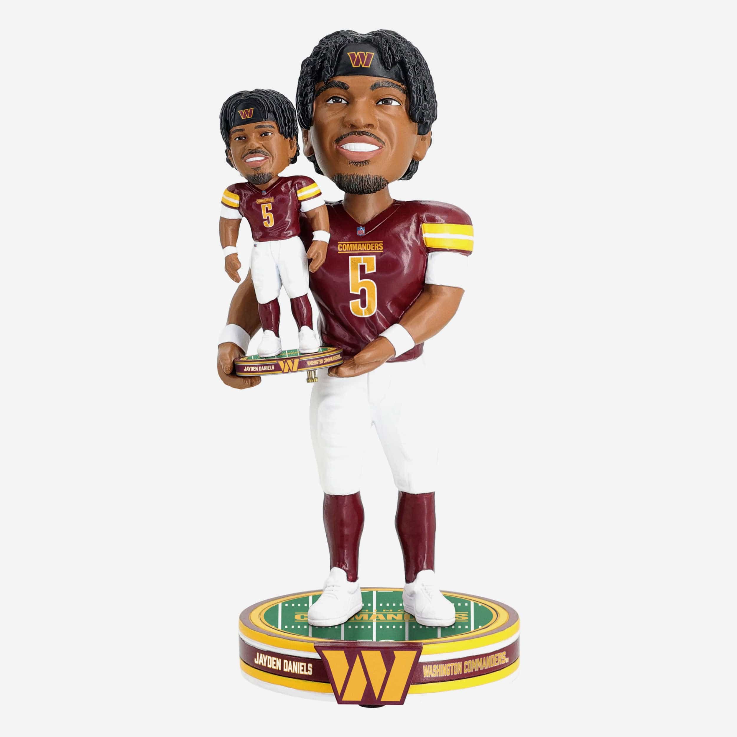 Jayden Daniels Washington Commanders Bobble Dubblz Boblehead