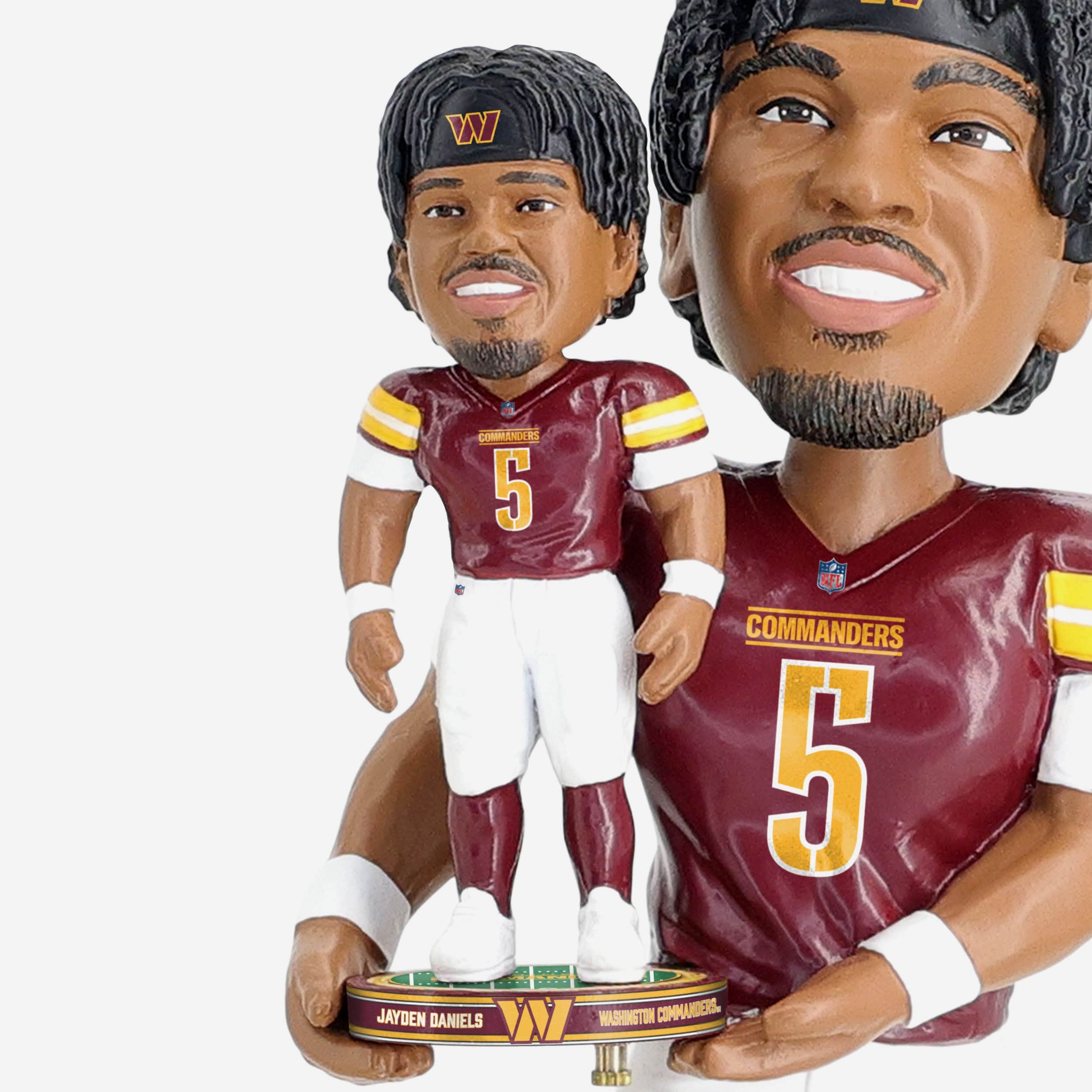 Jayden Daniels Washington Commanders Bobble Dubblz Boblehead - Image 4