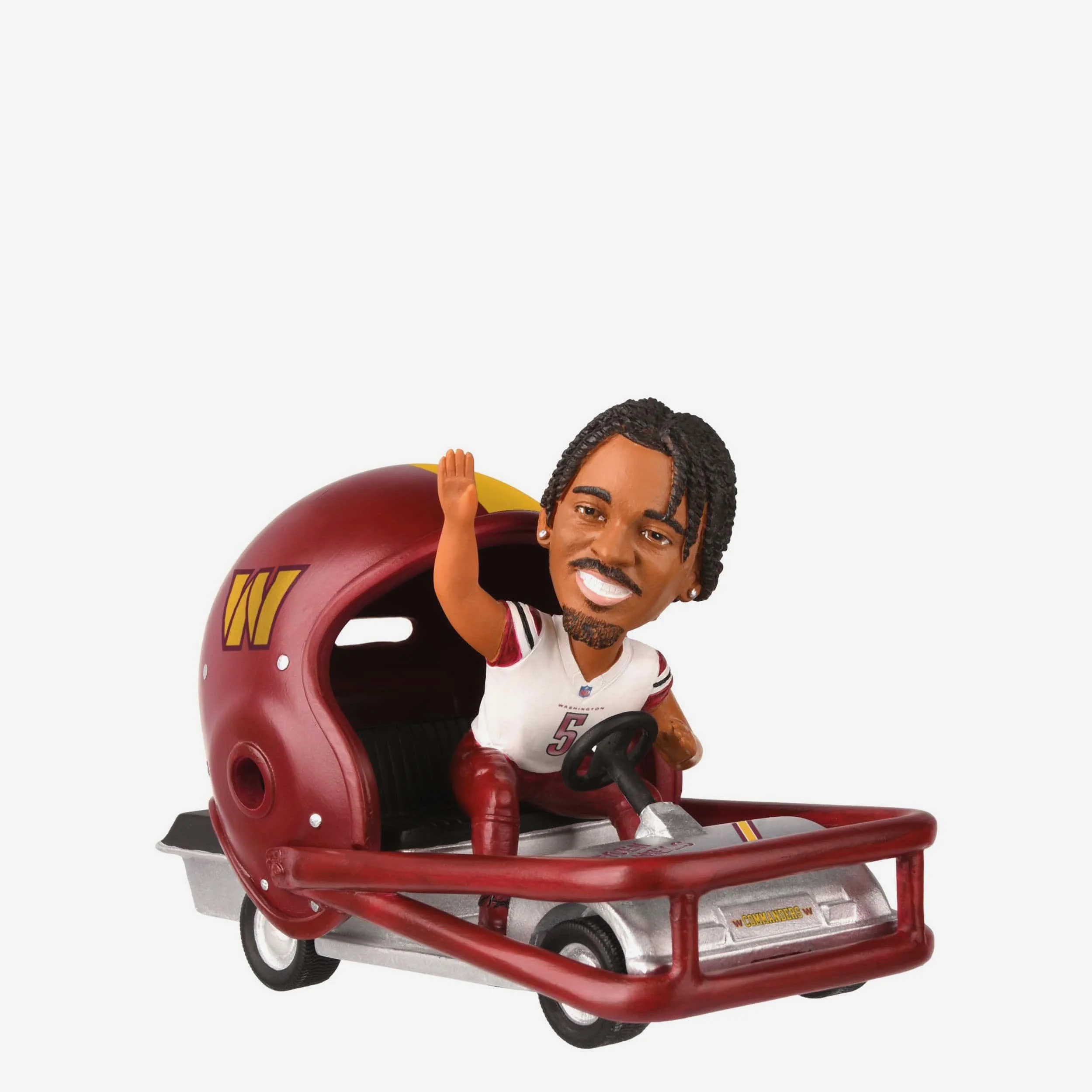 Jayden Daniels Washington Commanders Helmet Cart Bobblehead