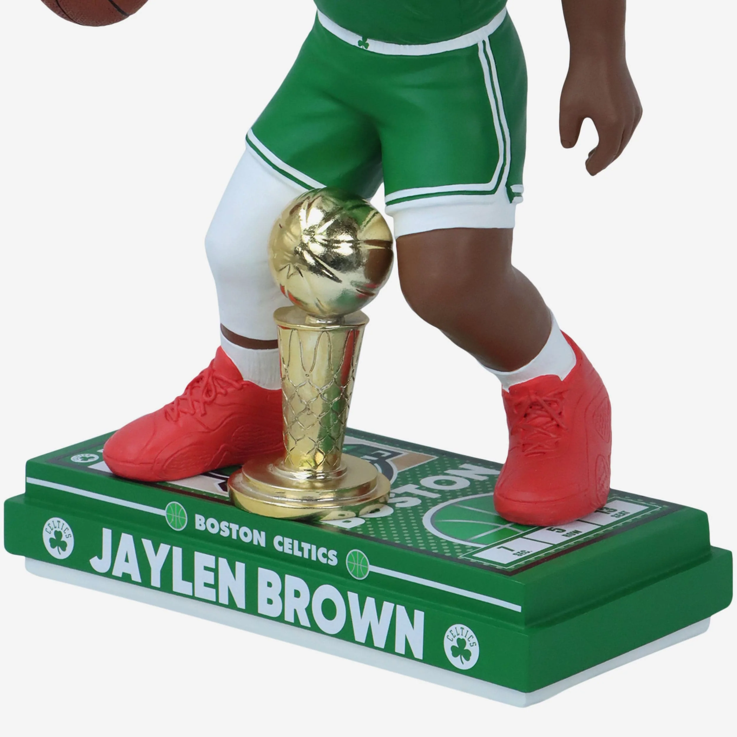 Jaylen Brown Boston Celtics 2024 NBA Champions 18 in MVP Bobblehead - Image 3