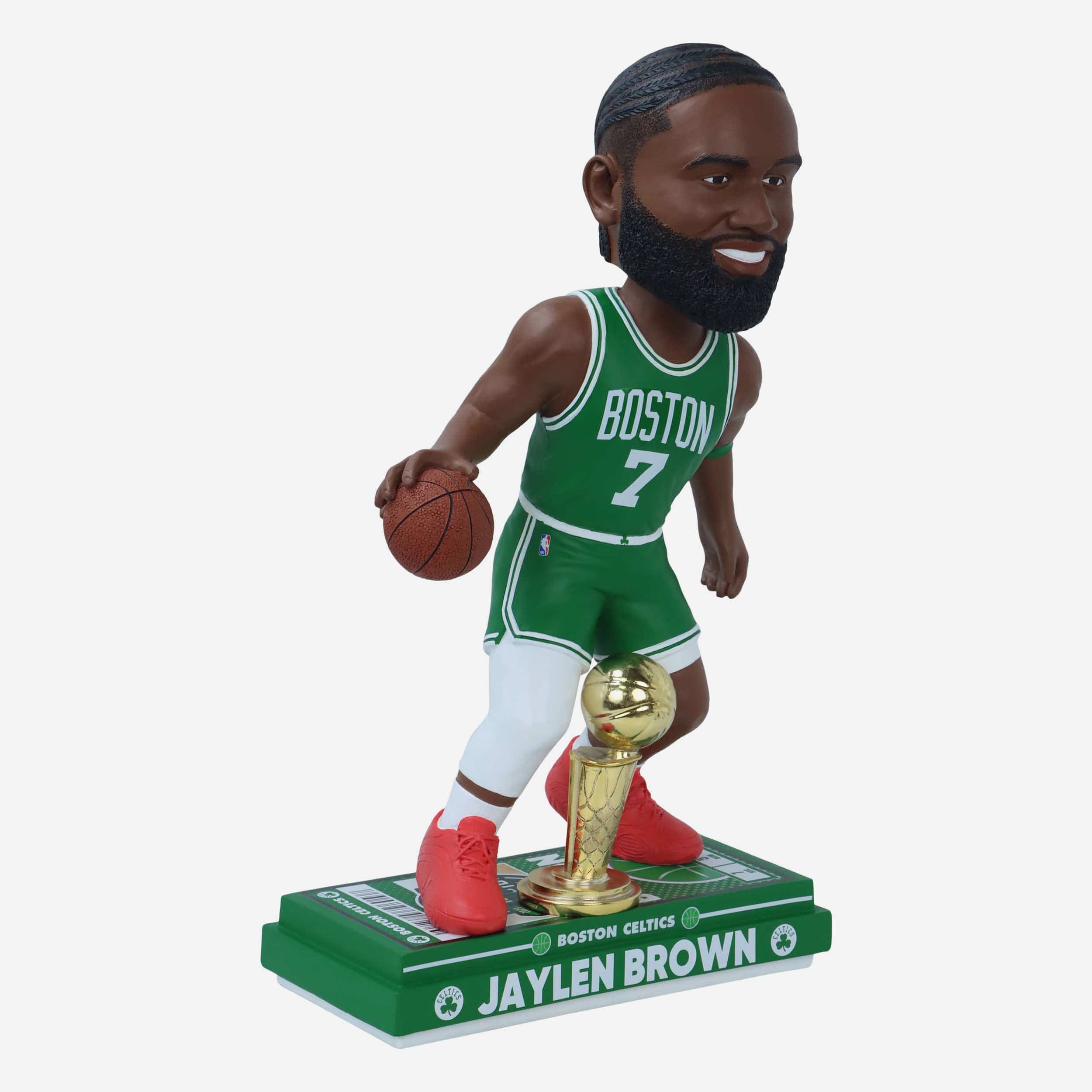 Jaylen Brown Boston Celtics 2024 NBA Champions 18 in MVP Bobblehead - Image 4