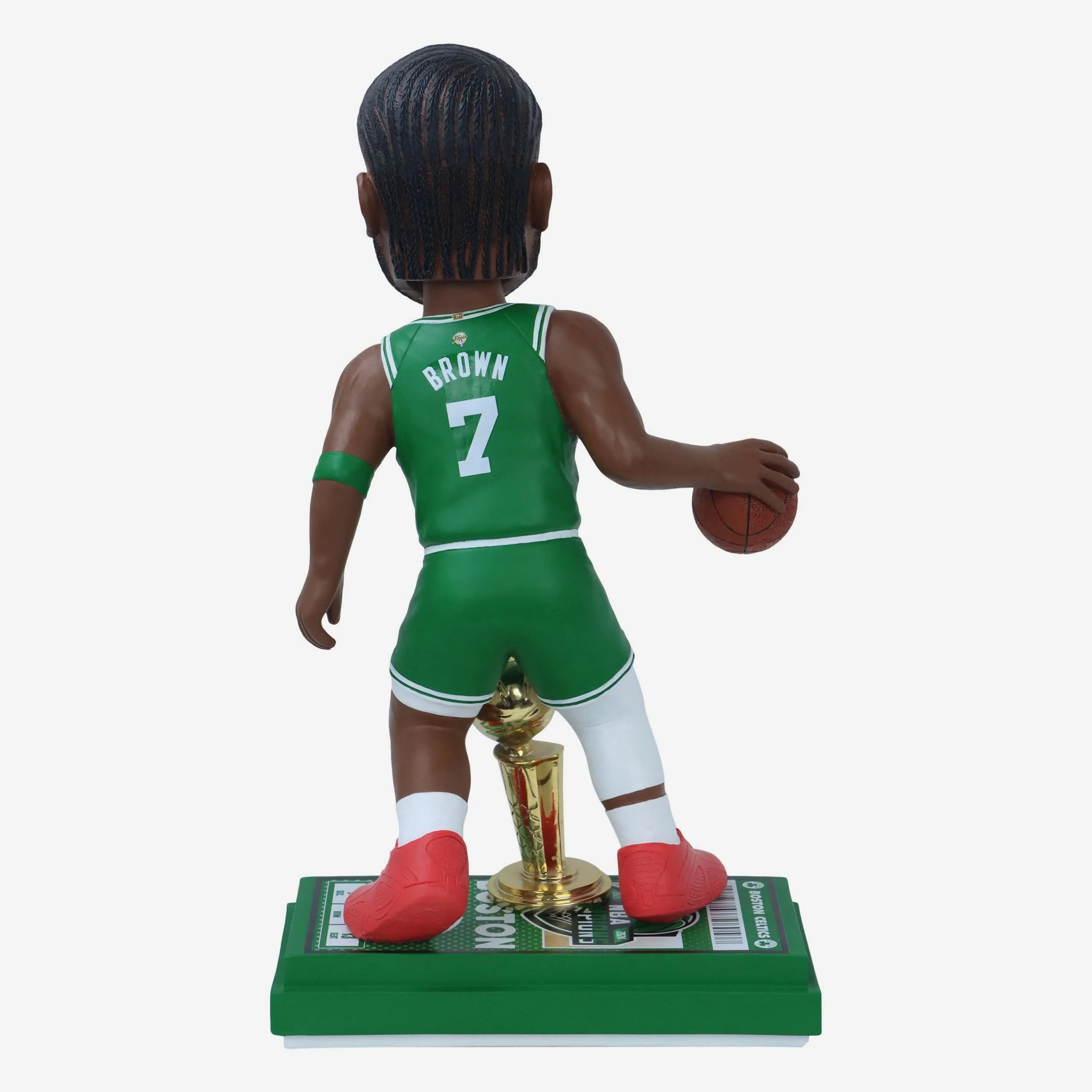 Jaylen Brown Boston Celtics 2024 NBA Champions 18 in MVP Bobblehead - Image 5