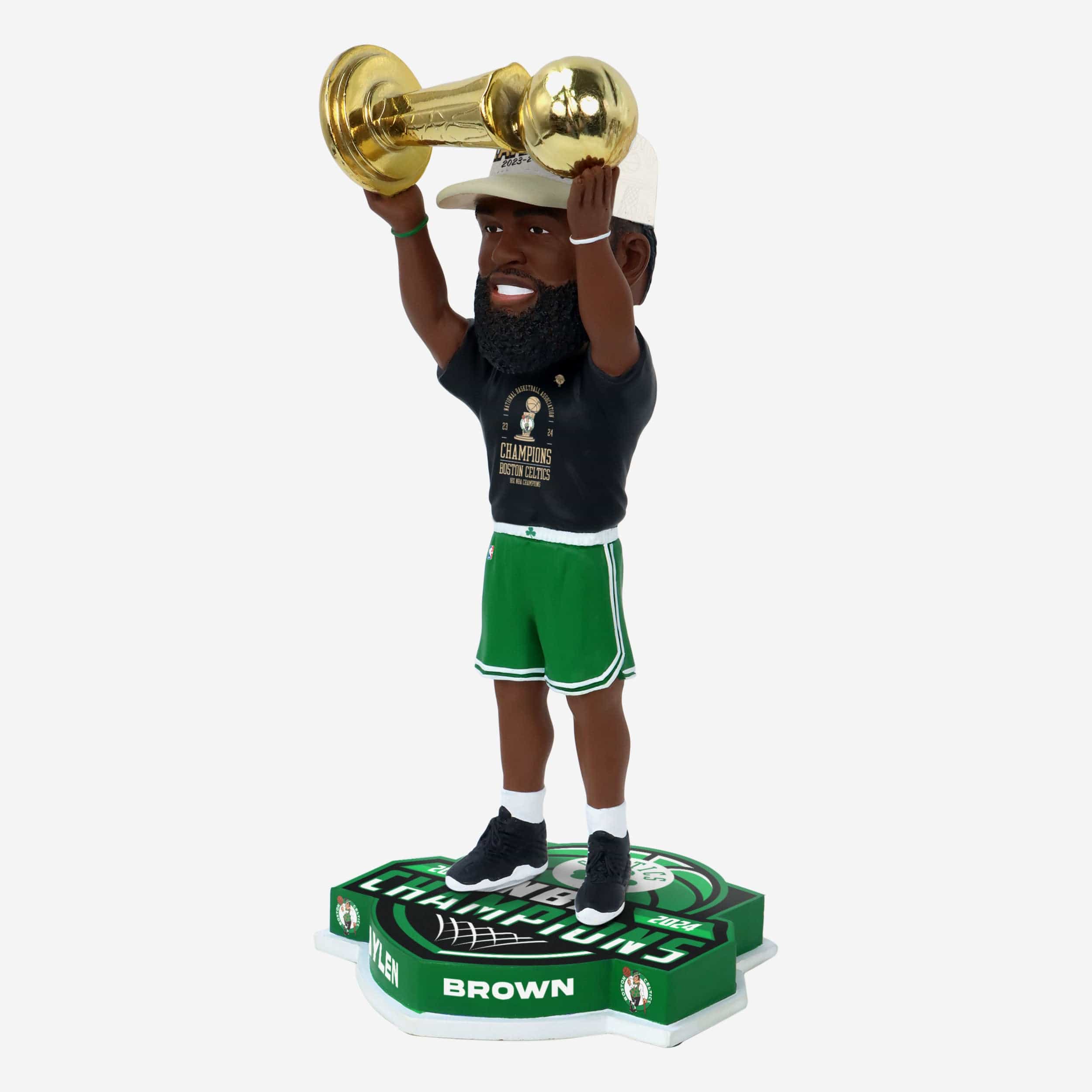 Jaylen Brown Boston Celtics 2024 NBA Champions Trophy Hoist Bobblehead - Image 4