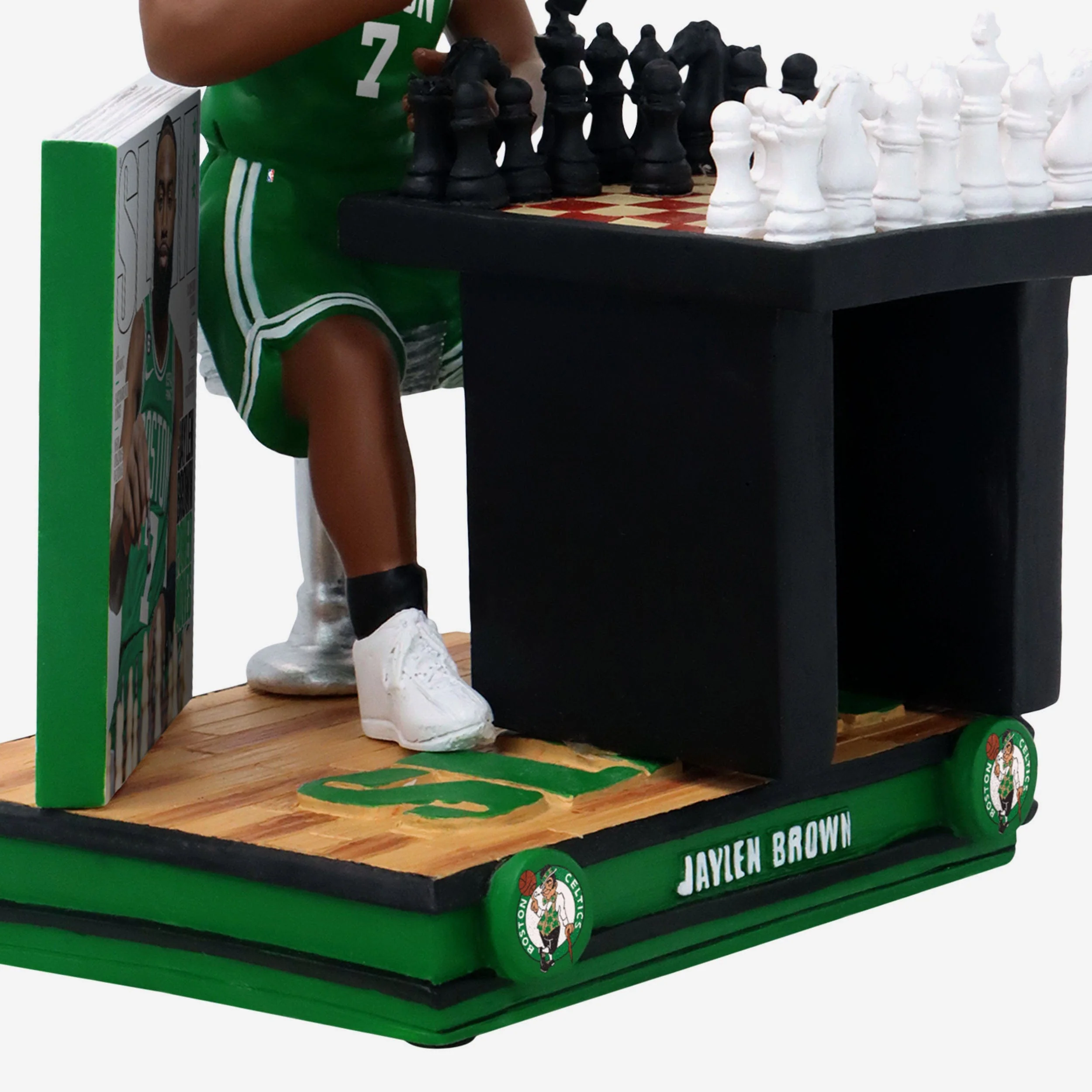 Jaylen Brown Boston Celtics Power Moves Slam Magazine Cover Bobblehead - Image 3