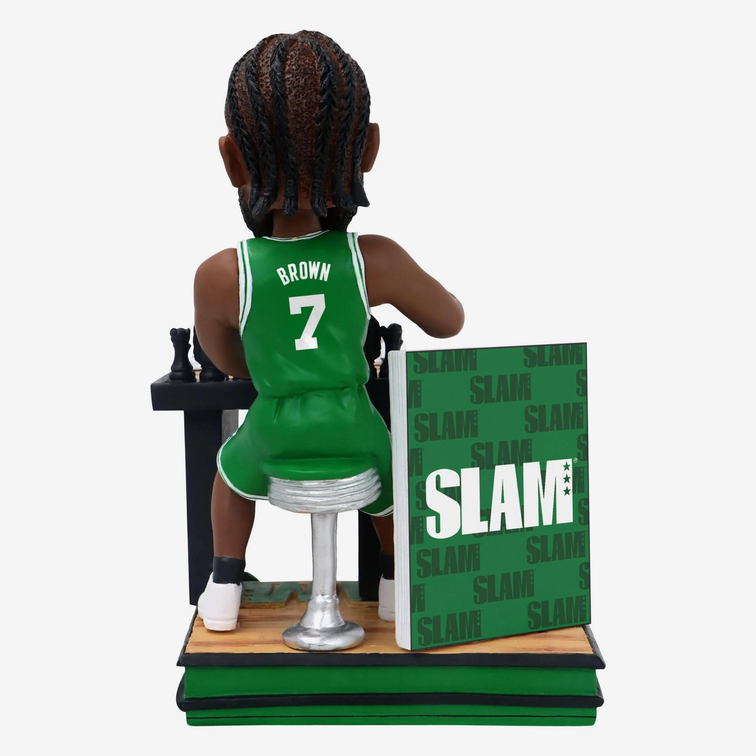 Jaylen Brown Boston Celtics Power Moves Slam Magazine Cover Bobblehead - Image 5