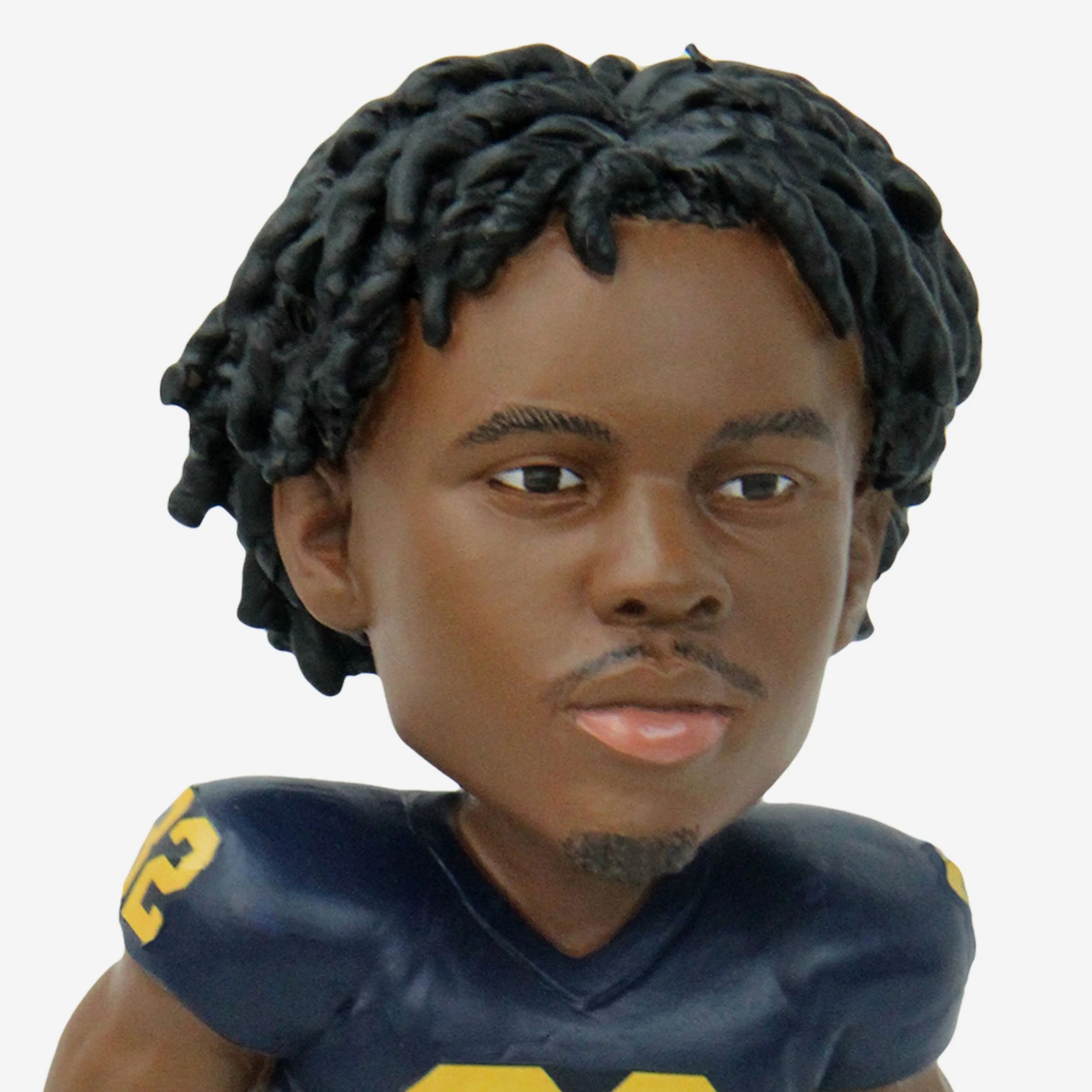 Jaylen Harrell Michigan Wolverines 2023 Football Blue Uniform Student Athlete Bobblehead - Image 2