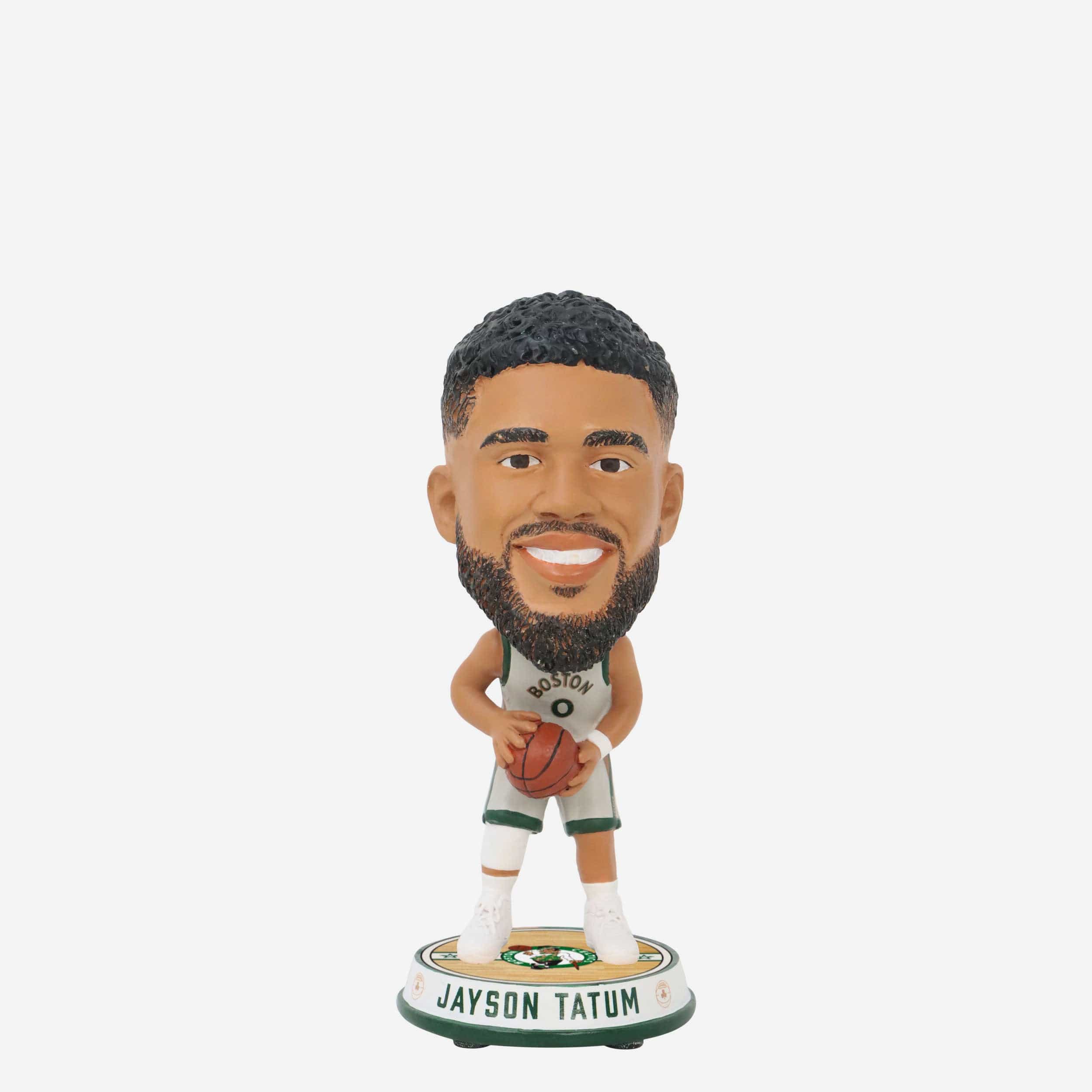 Jayson Tatum Boston Celtics 2024 City Jersey Court Stripe Mini Bighead Bobblehead