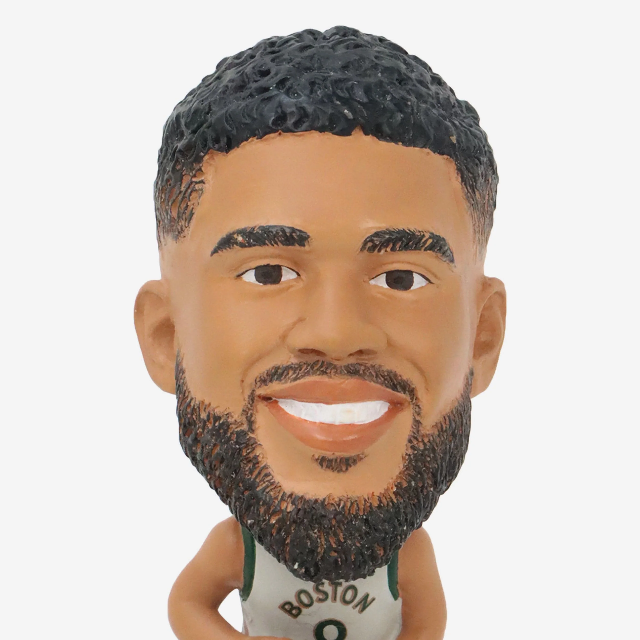 Jayson Tatum Boston Celtics 2024 City Jersey Court Stripe Mini Bighead Bobblehead - Image 2