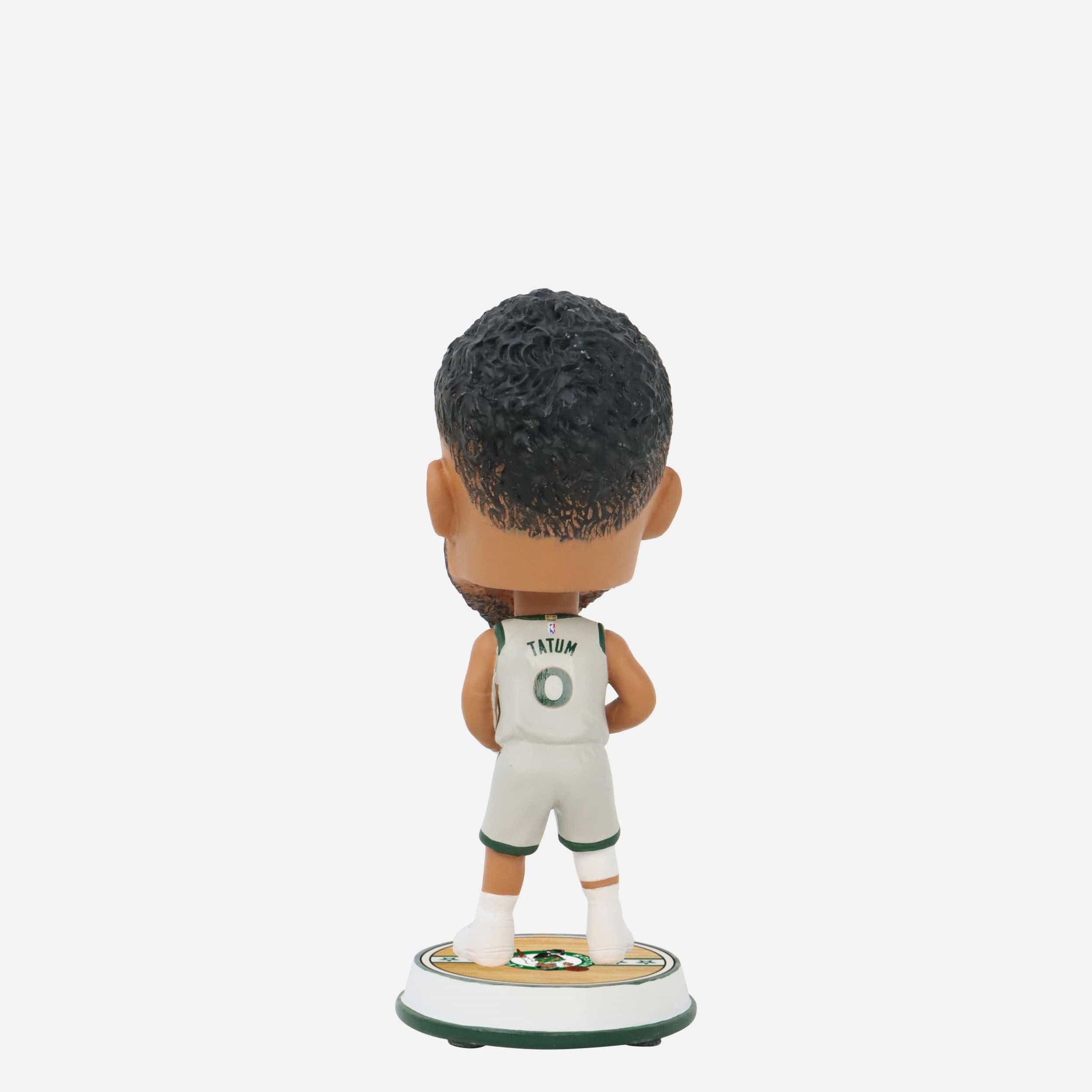 Jayson Tatum Boston Celtics 2024 City Jersey Court Stripe Mini Bighead Bobblehead - Image 5