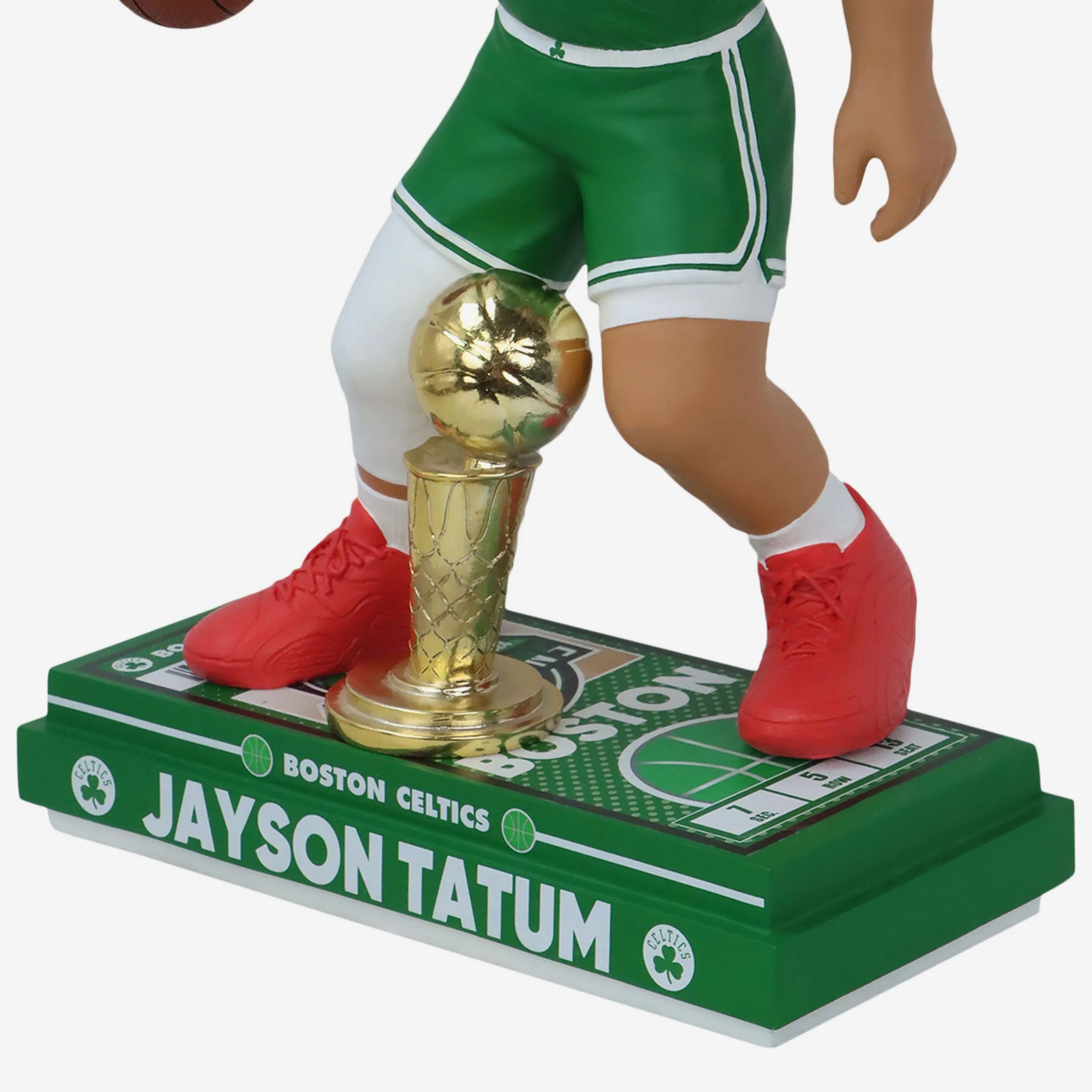 Jayson Tatum Boston Celtics 2024 NBA Champions 18 in Big Ticket Bobblehead - Image 3