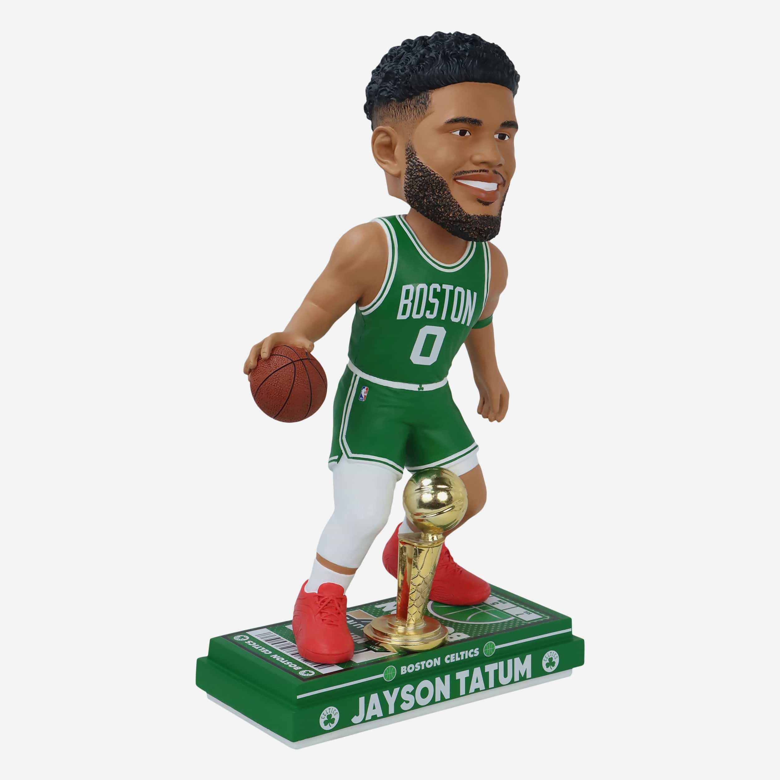Jayson Tatum Boston Celtics 2024 NBA Champions 18 in Big Ticket Bobblehead - Image 4