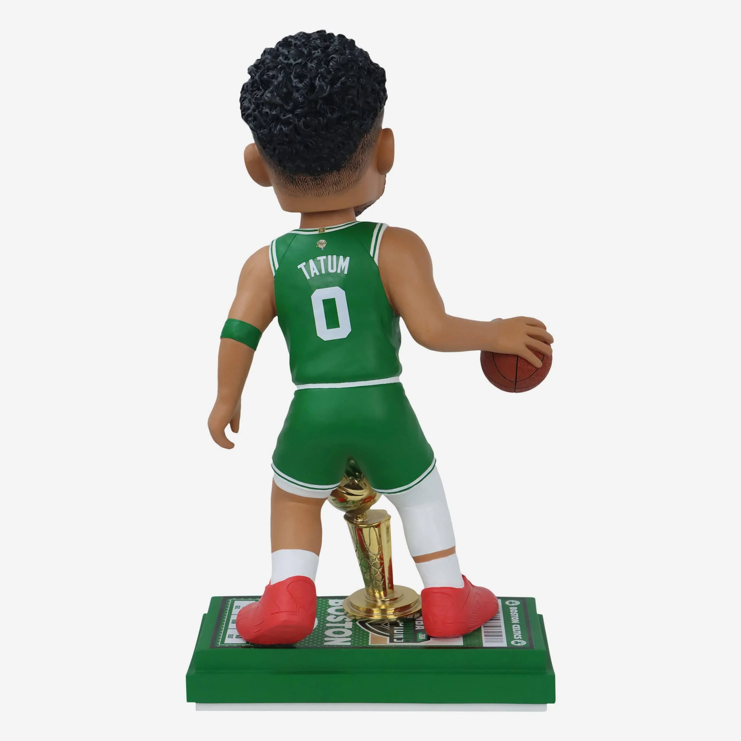 Jayson Tatum Boston Celtics 2024 NBA Champions 18 in Big Ticket Bobblehead - Image 5