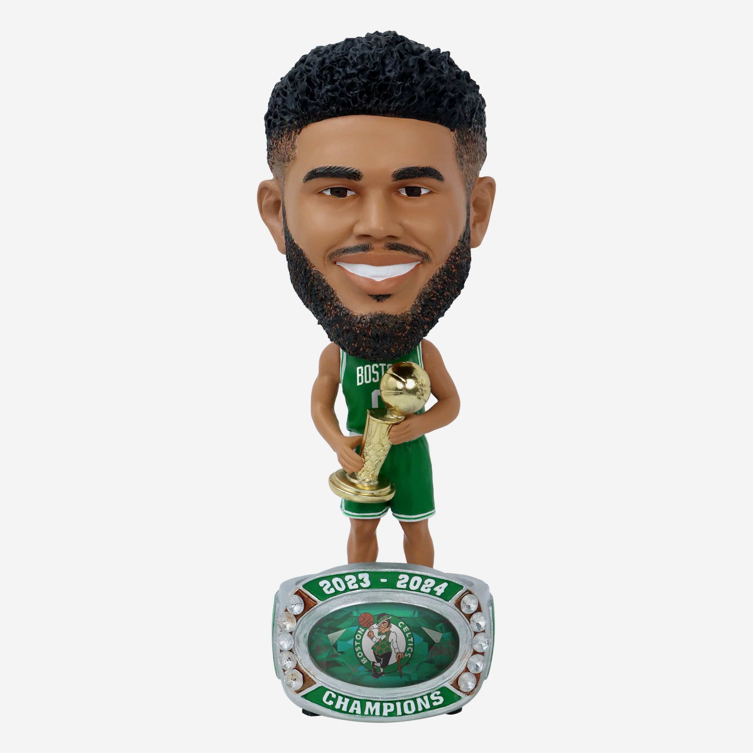 Jayson Tatum Boston Celtics 2024 NBA Champions Ring Base Bighead Bobblehead