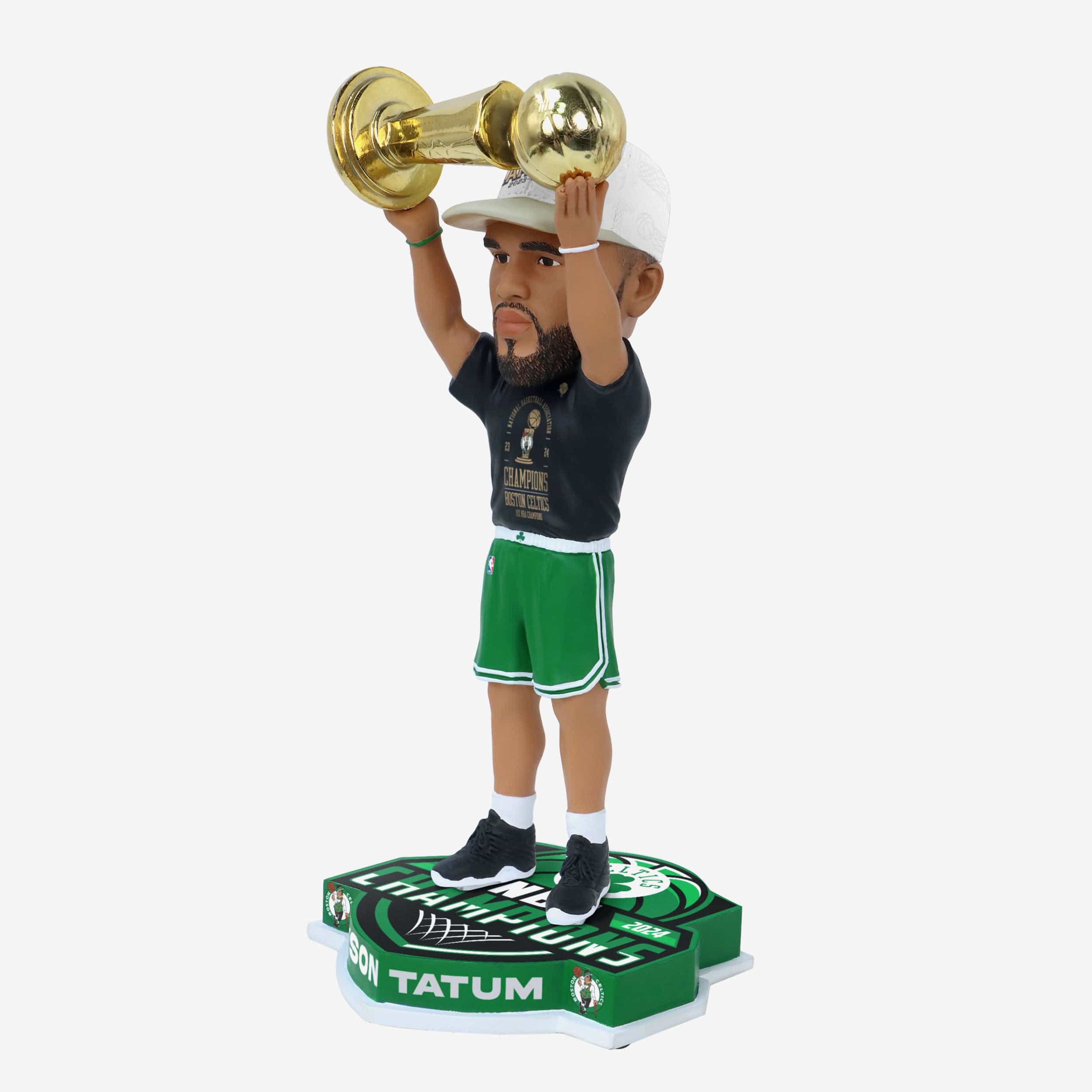 Jayson Tatum Boston Celtics 2024 NBA Champions Trophy Hoist Bobblehead - Image 4