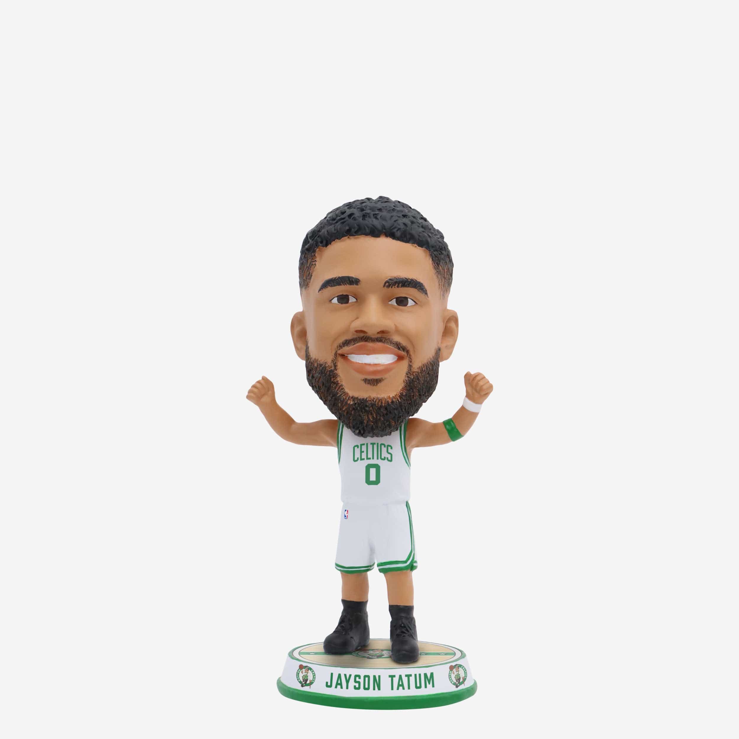 Jayson Tatum Boston Celtics Court Stripe Mini Bighead Bobblehead