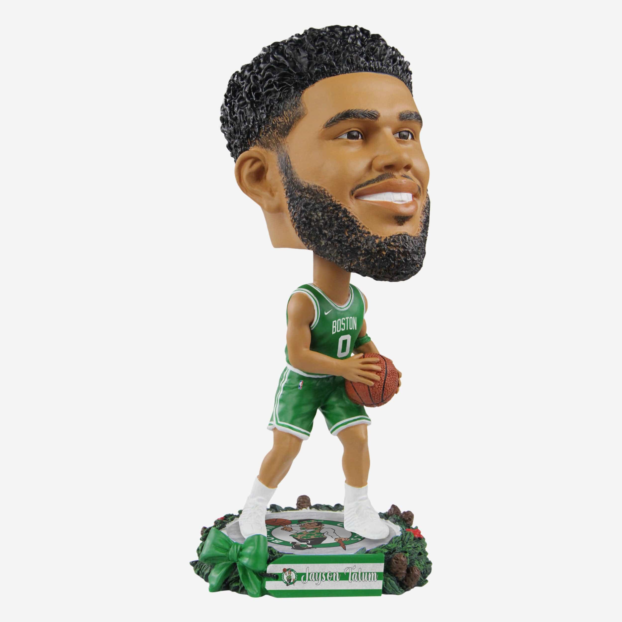 Jayson Tatum Boston Celtics Holiday Wreath Bighead Bobblehead