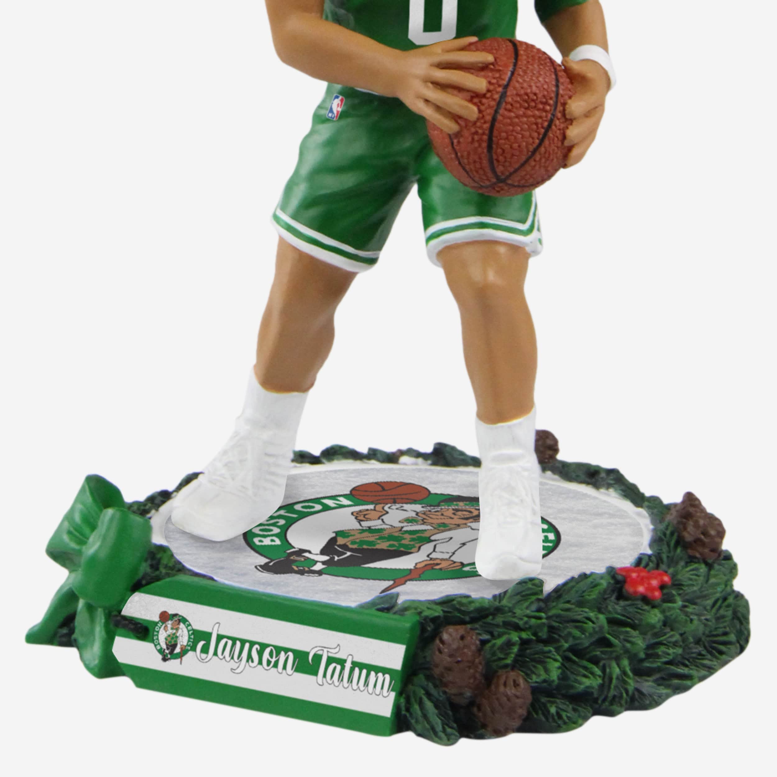 Jayson Tatum Boston Celtics Holiday Wreath Bighead Bobblehead - Image 3